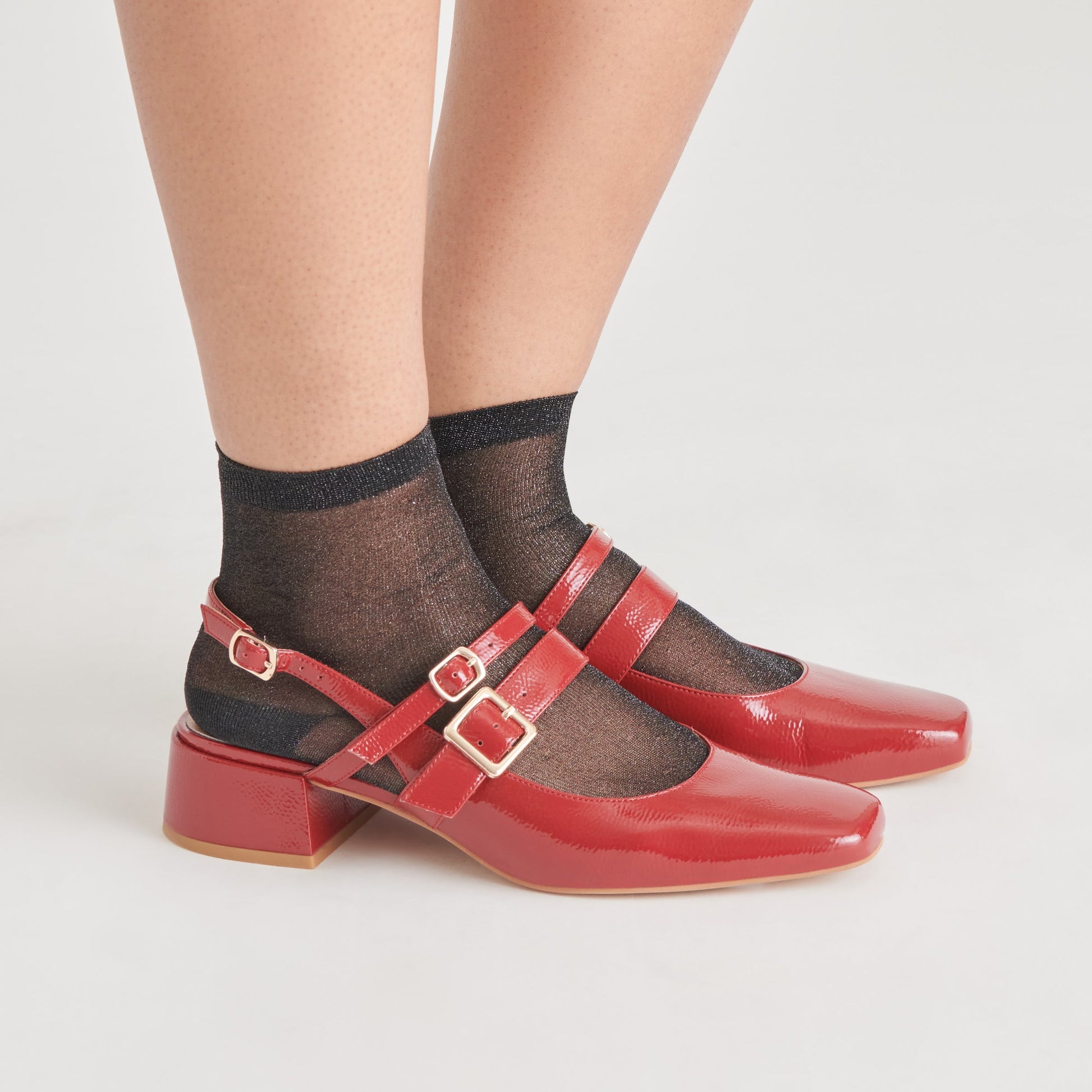 PATZY HEELS CRIMSON CRINKLE PATENT LEATHER
 – Dolce Vita