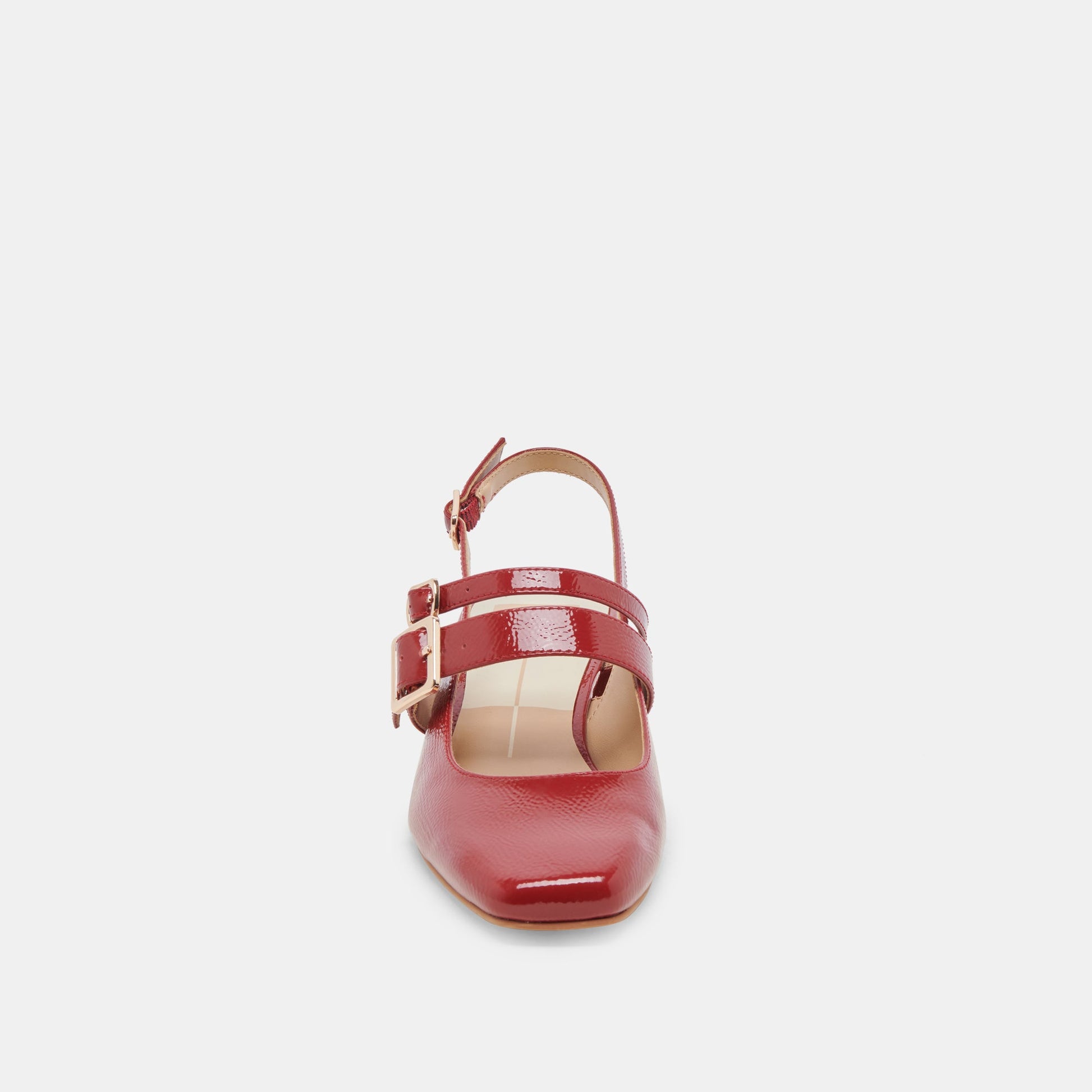 PATZY HEELS CRIMSON CRINKLE PATENT LEATHER
 – Dolce Vita