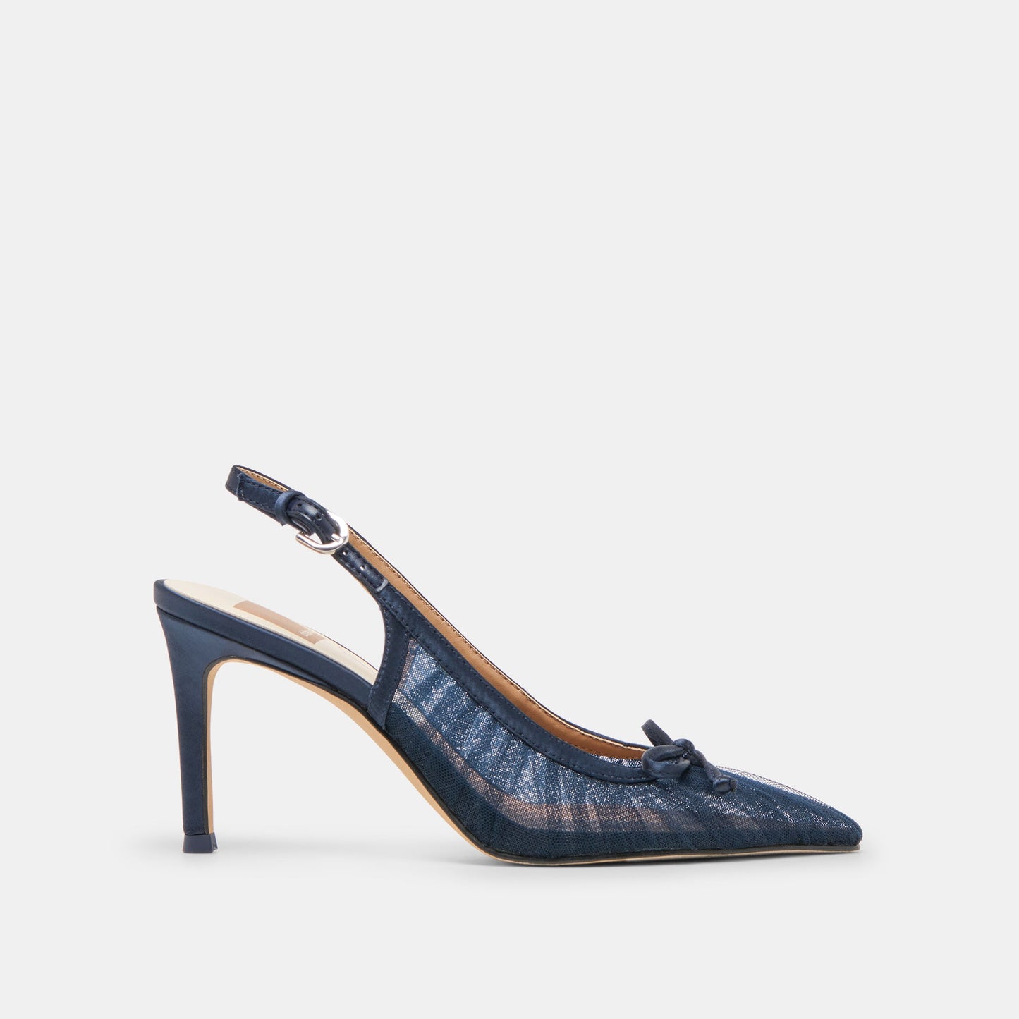 Yela Navy Tulle Heels