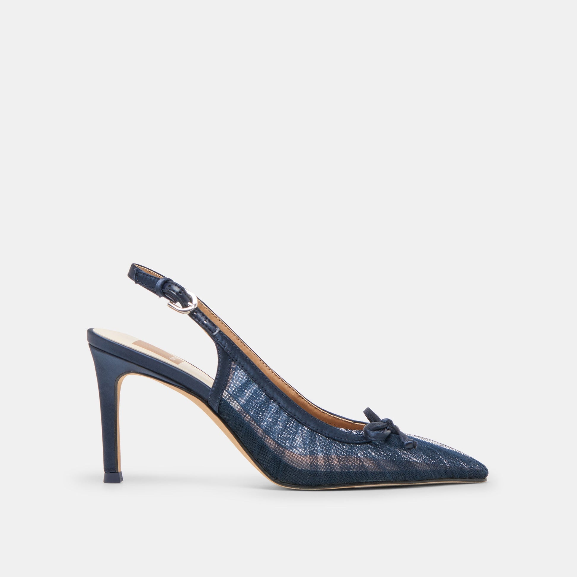 Yela Navy Tulle Heels