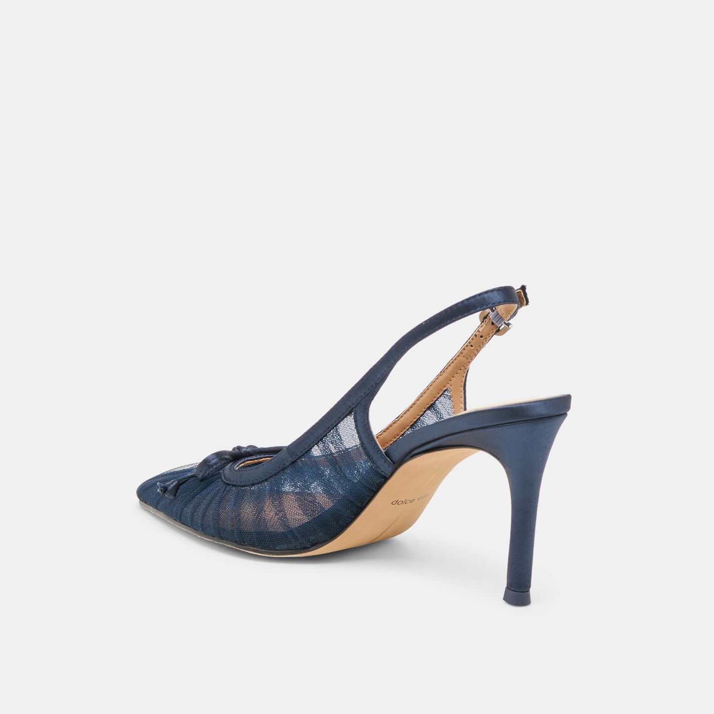 Yela Navy Tulle Heels