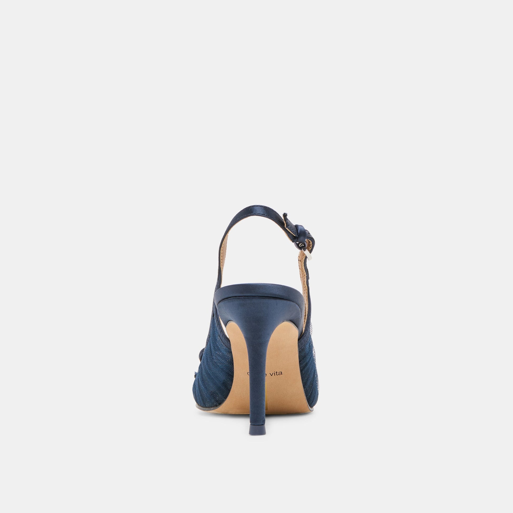Yela Navy Tulle Heels