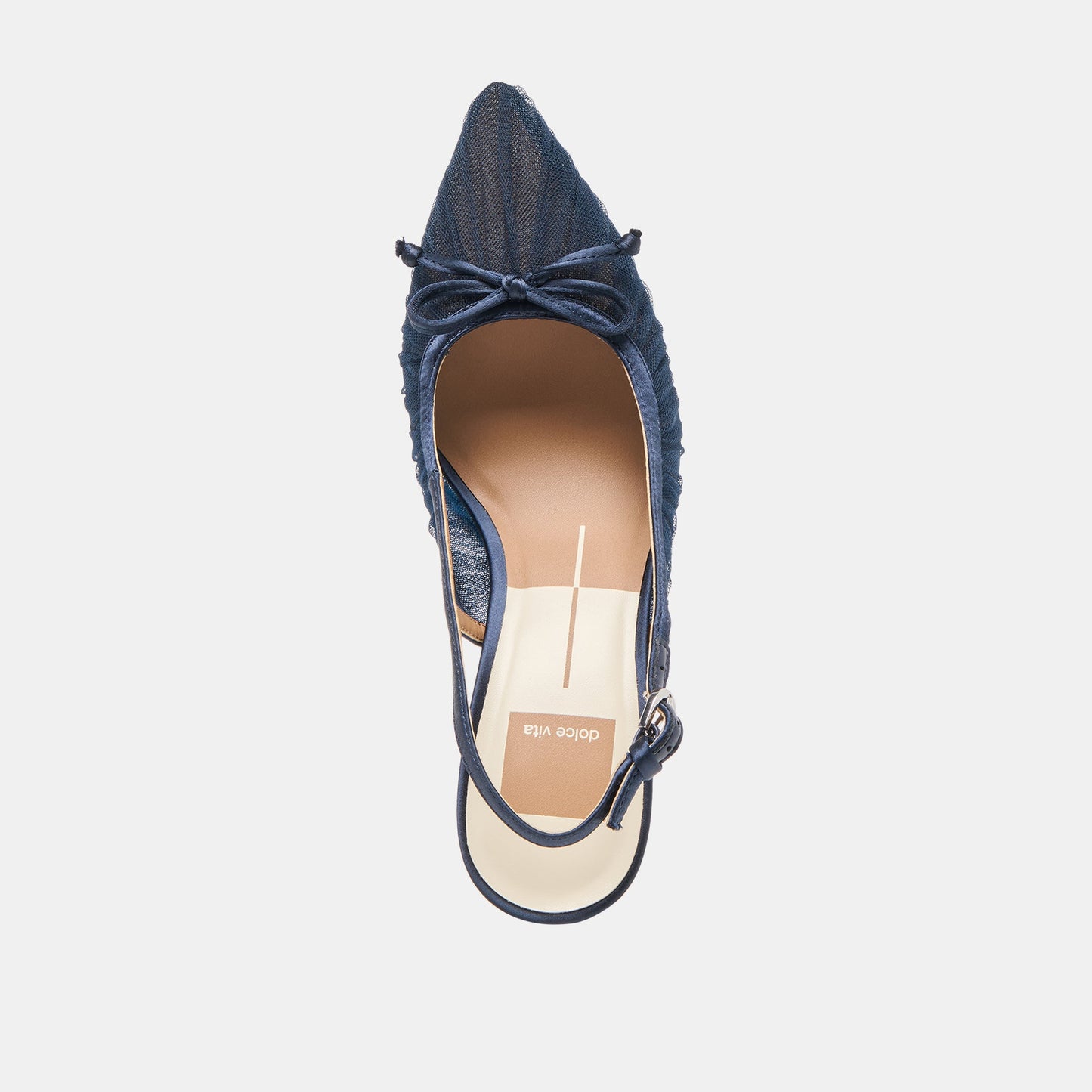 Yela Navy Tulle Heels