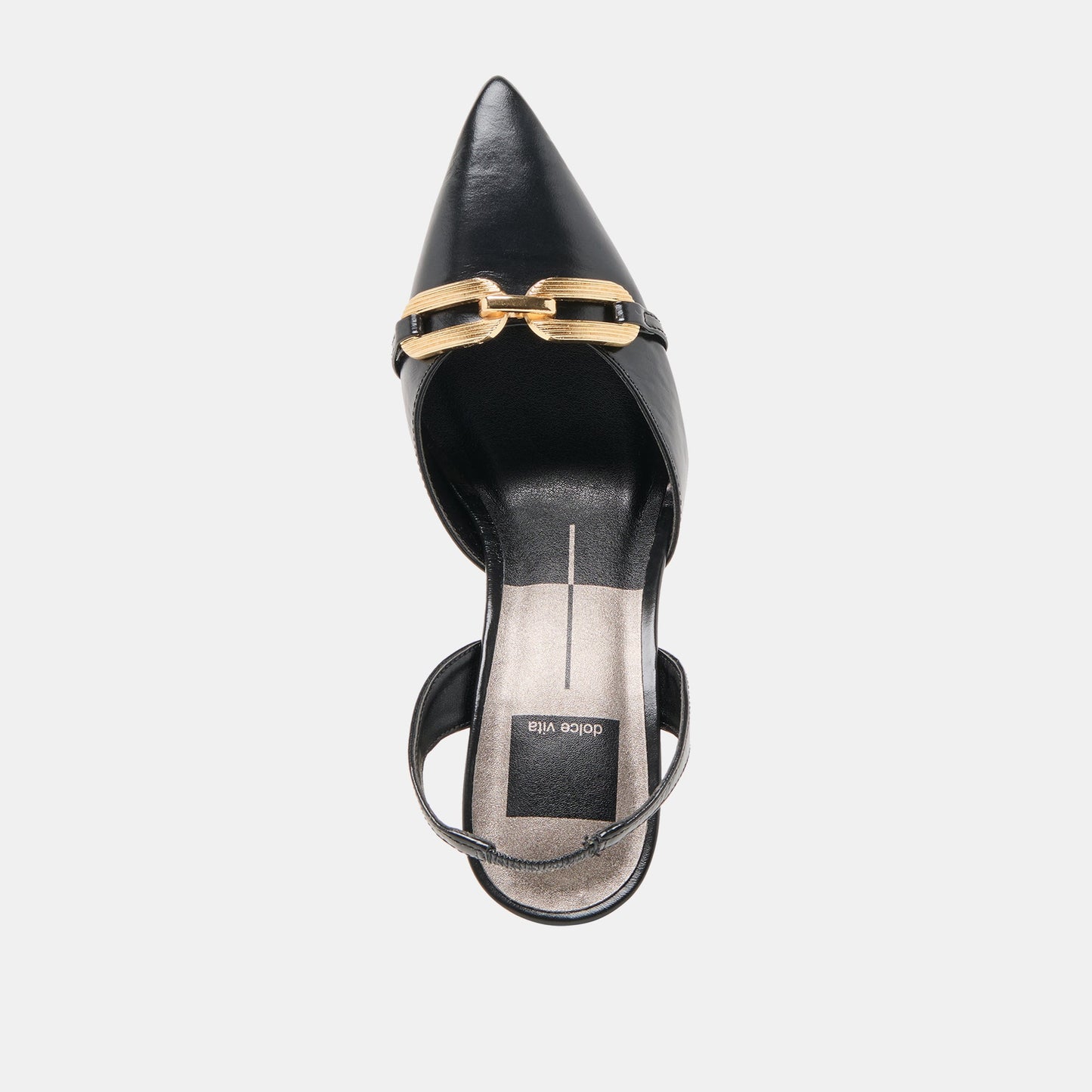 Malik Midnight Crinkle Patent Heels