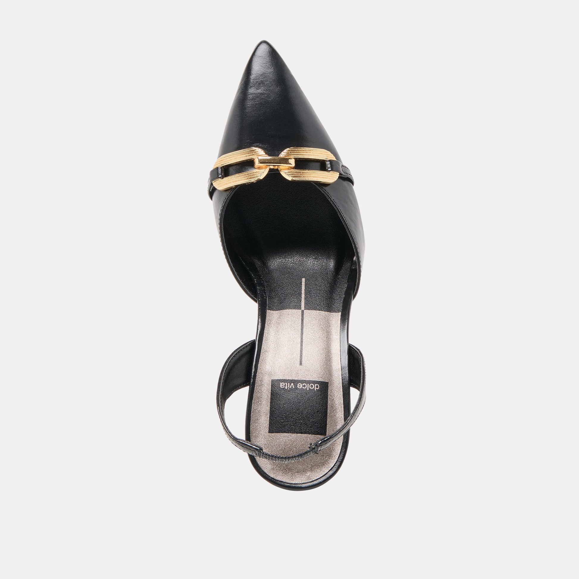 Malik Midnight Crinkle Patent Heels