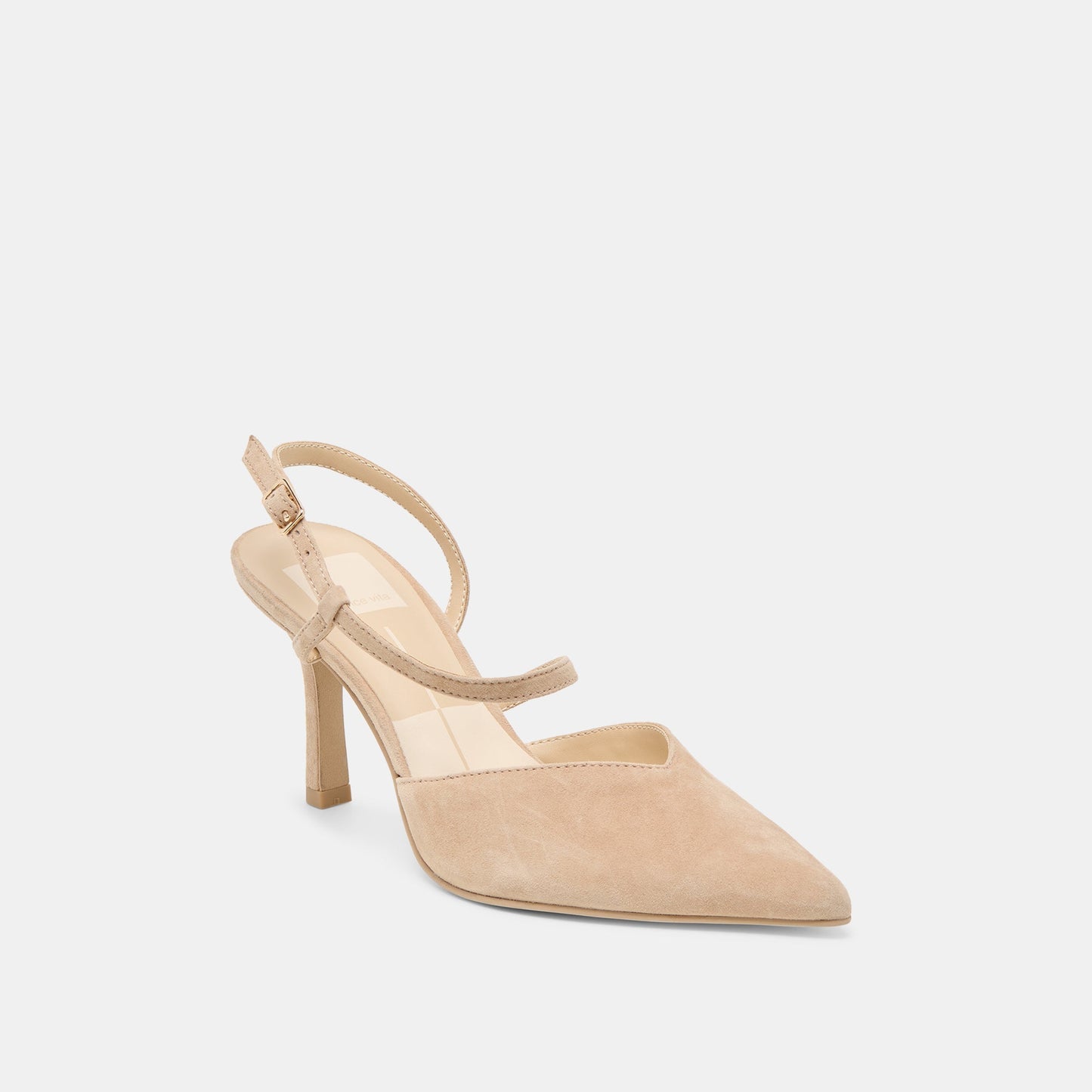 Kamra Camel Suede Heels