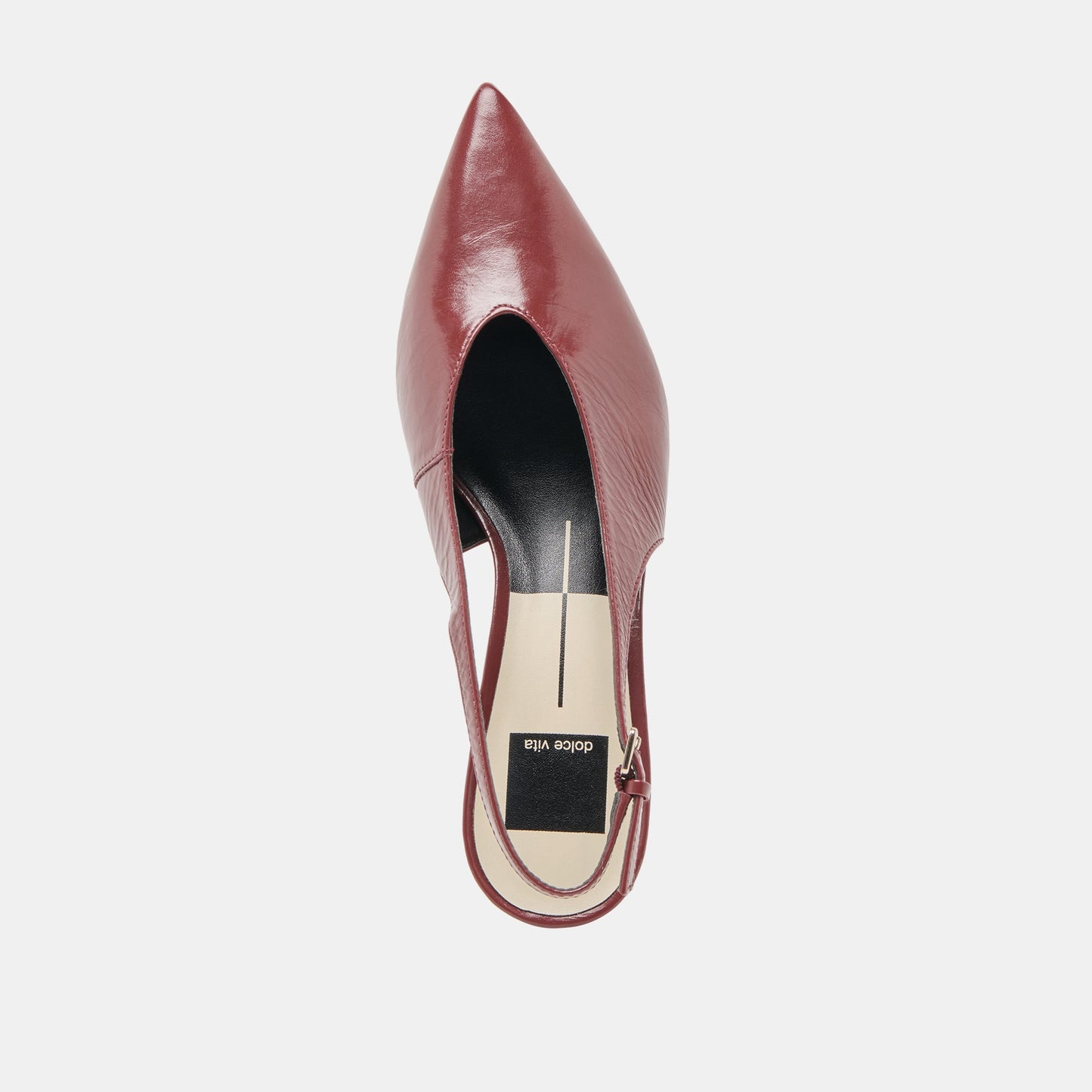 Alenna Oxblood Crinkle Heels