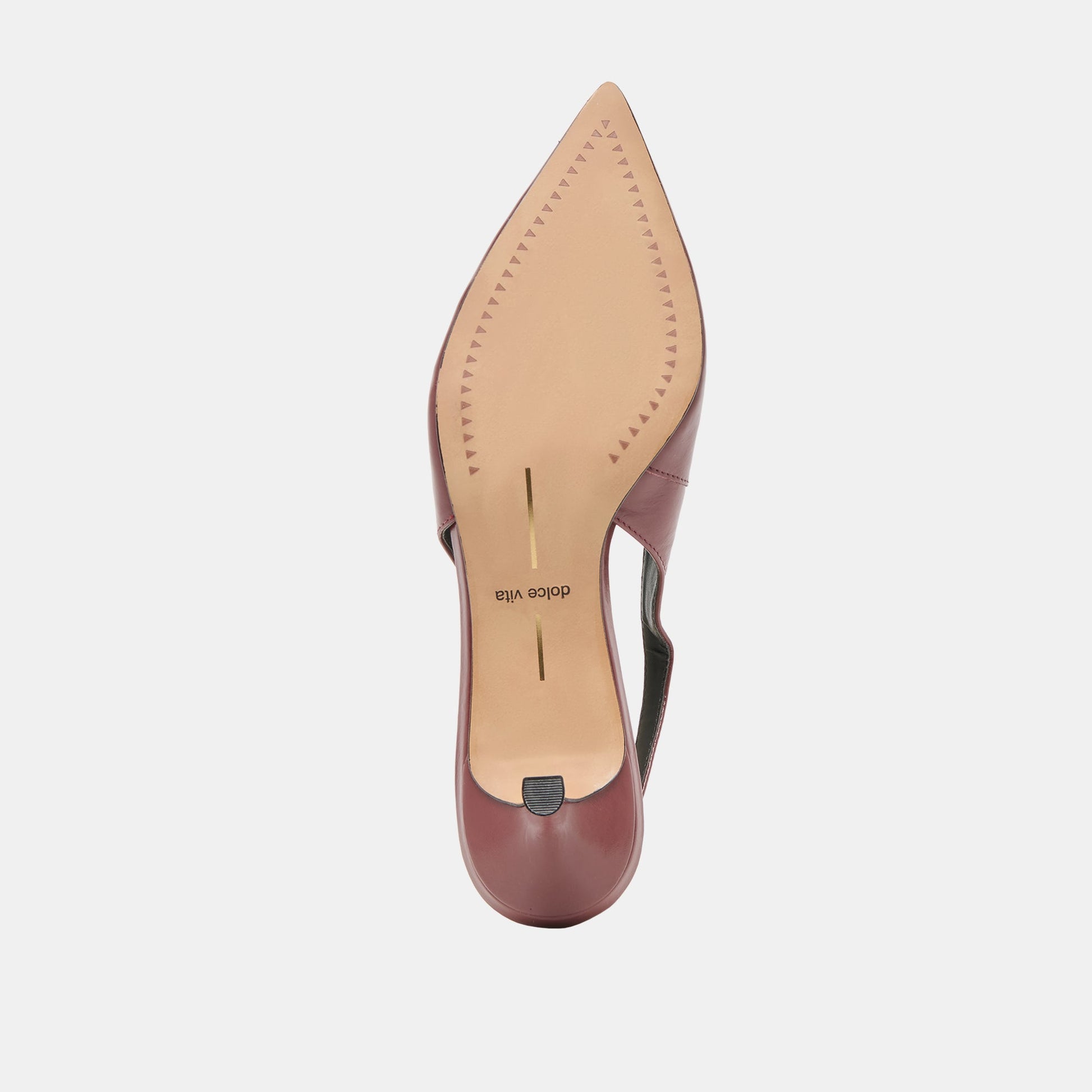 Alenna Oxblood Crinkle Heels