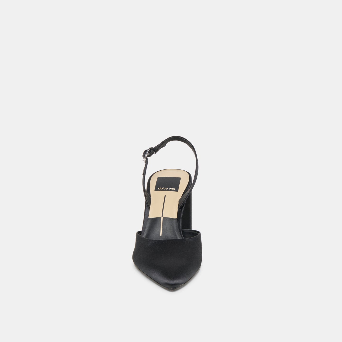 Carel Onyx Satin High Heels