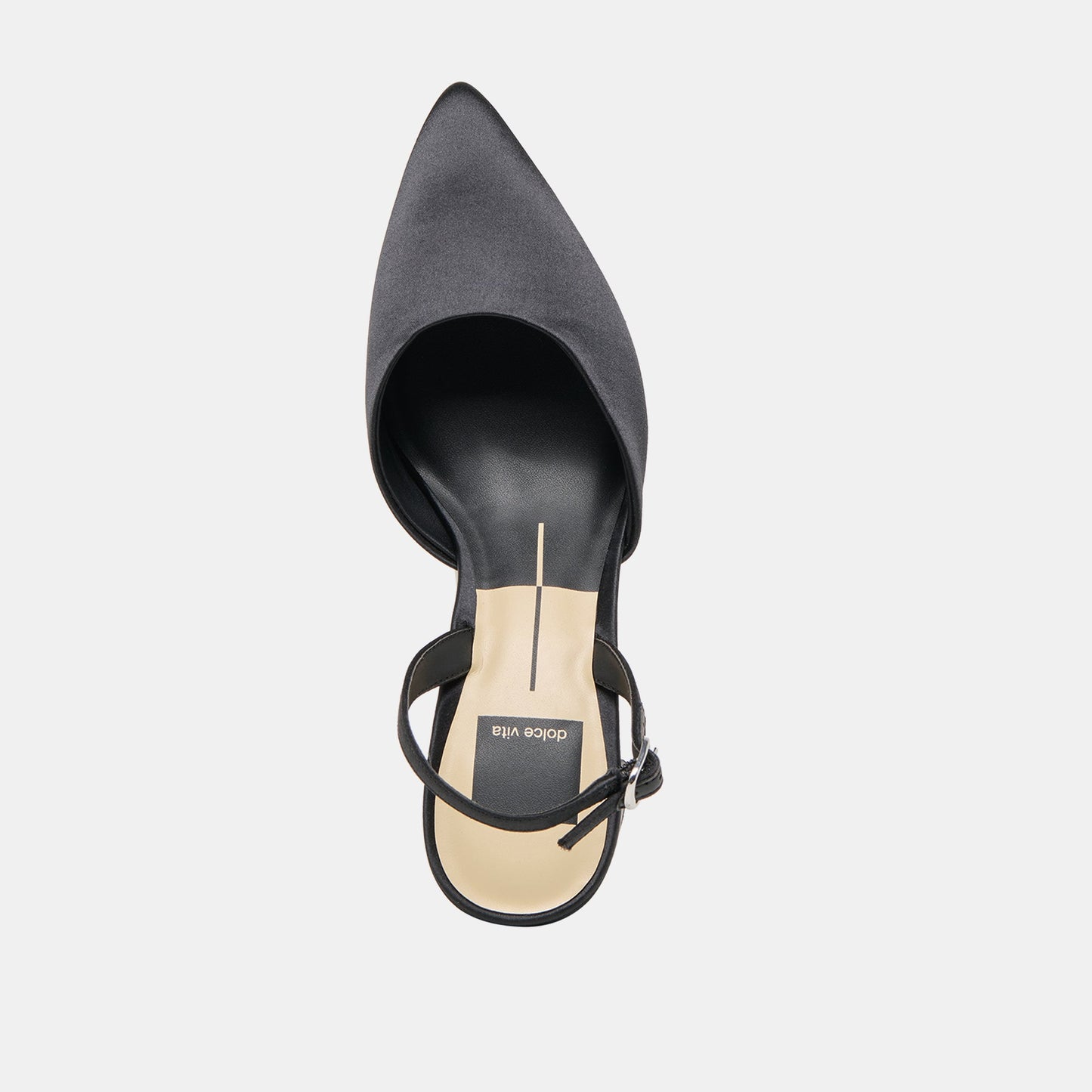 Carel Onyx Satin High Heels