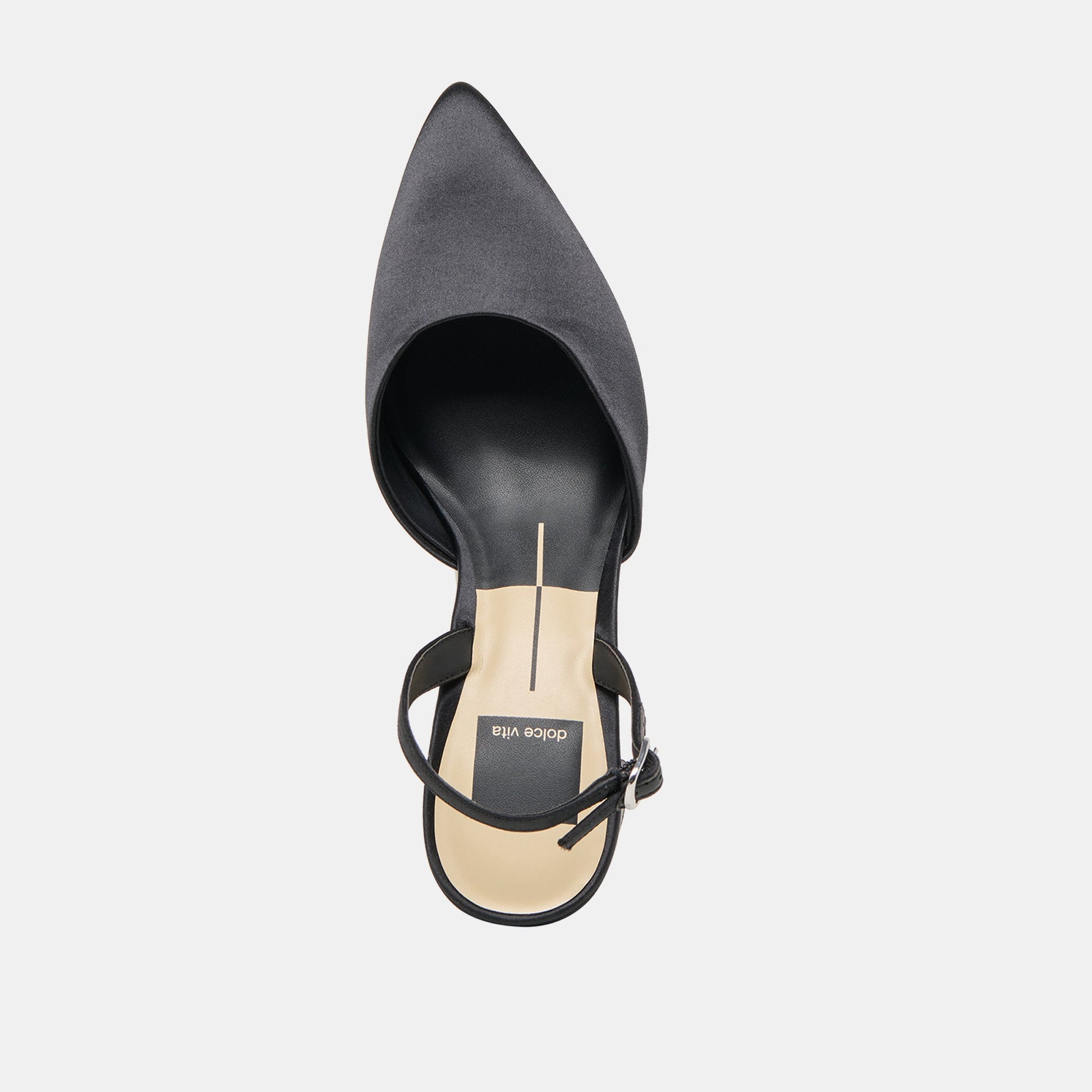 Carel Onyx Satin High Heels