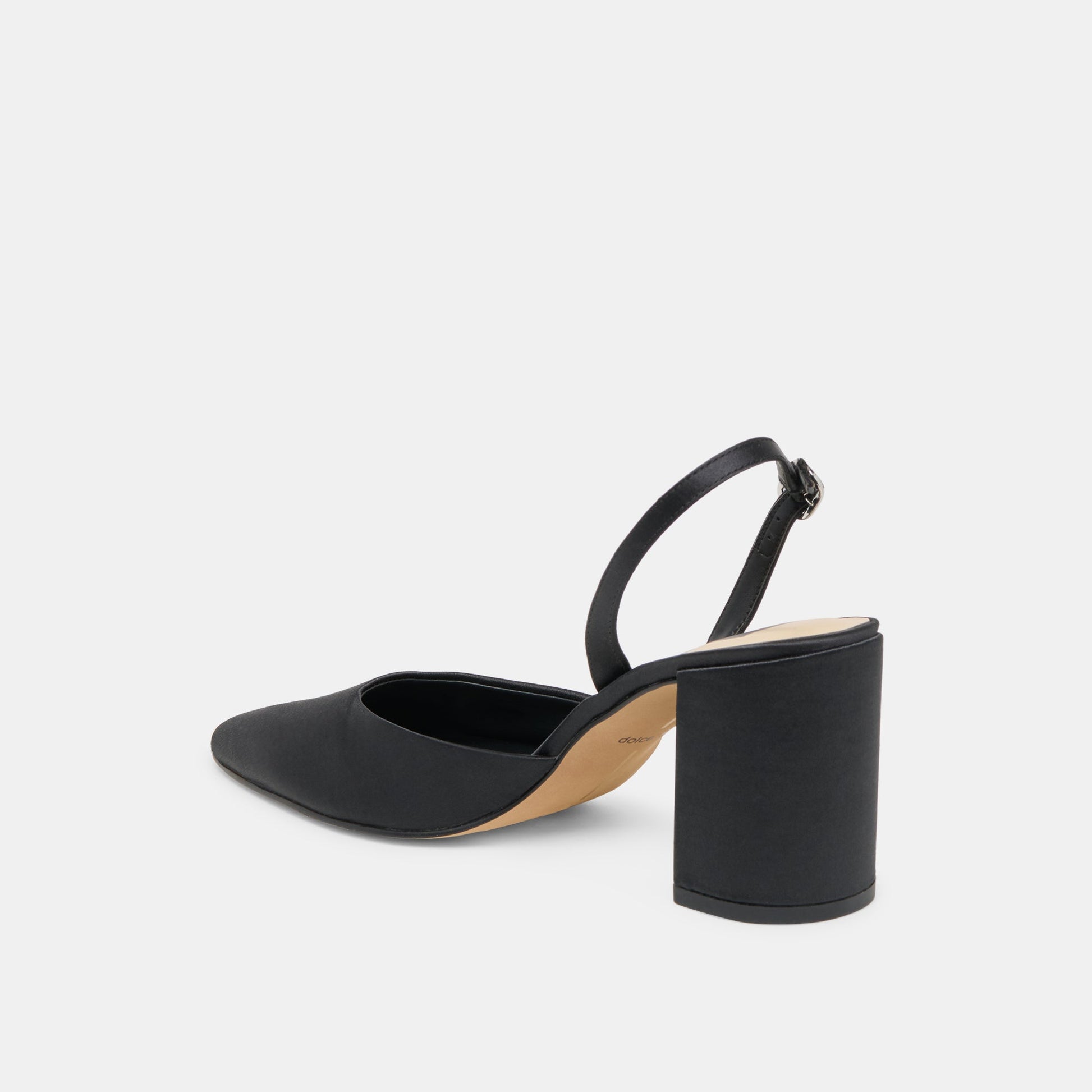 Carel Onyx Satin High Heels