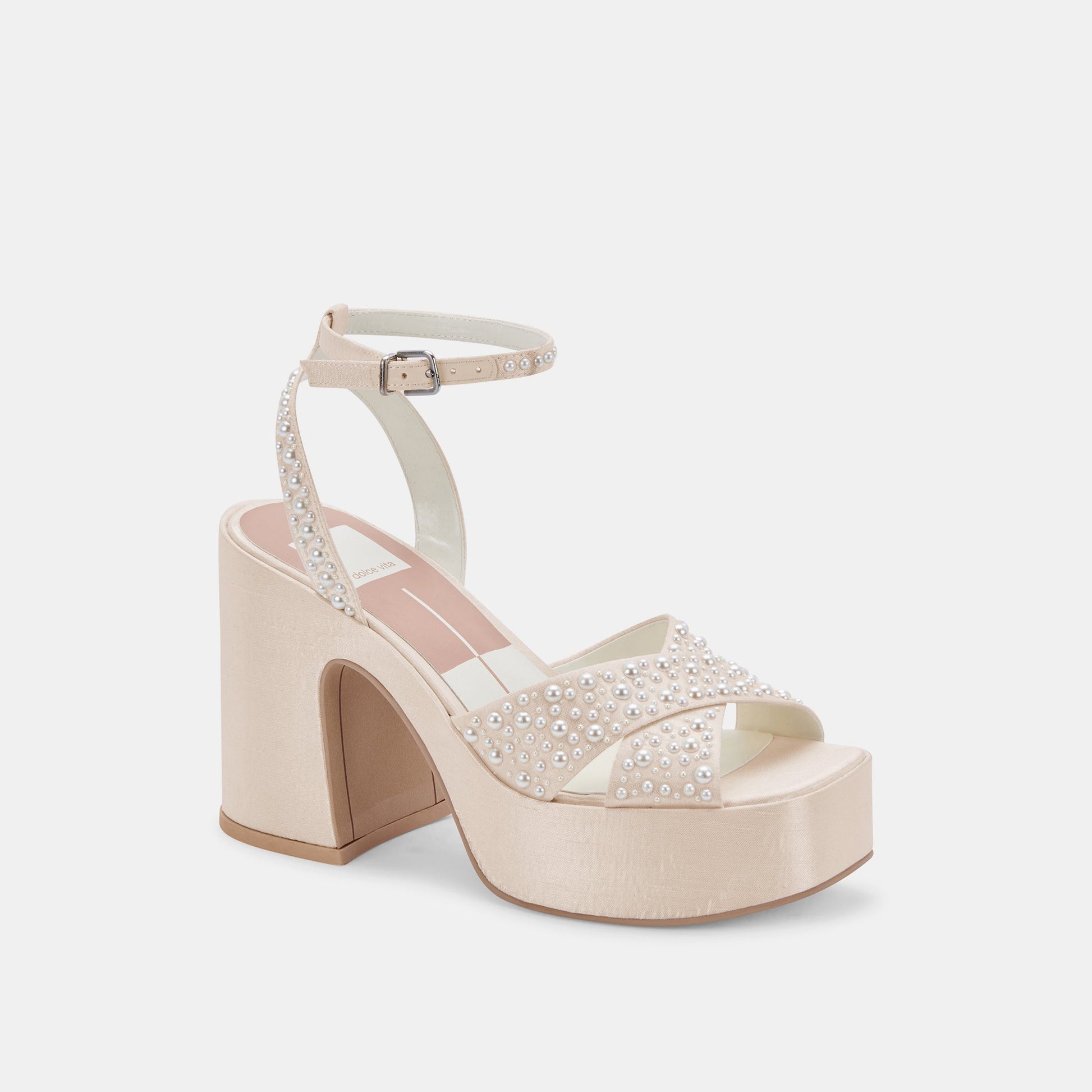 WESSI PEARL HEELS VANILLA PEARLS
 – Dolce Vita