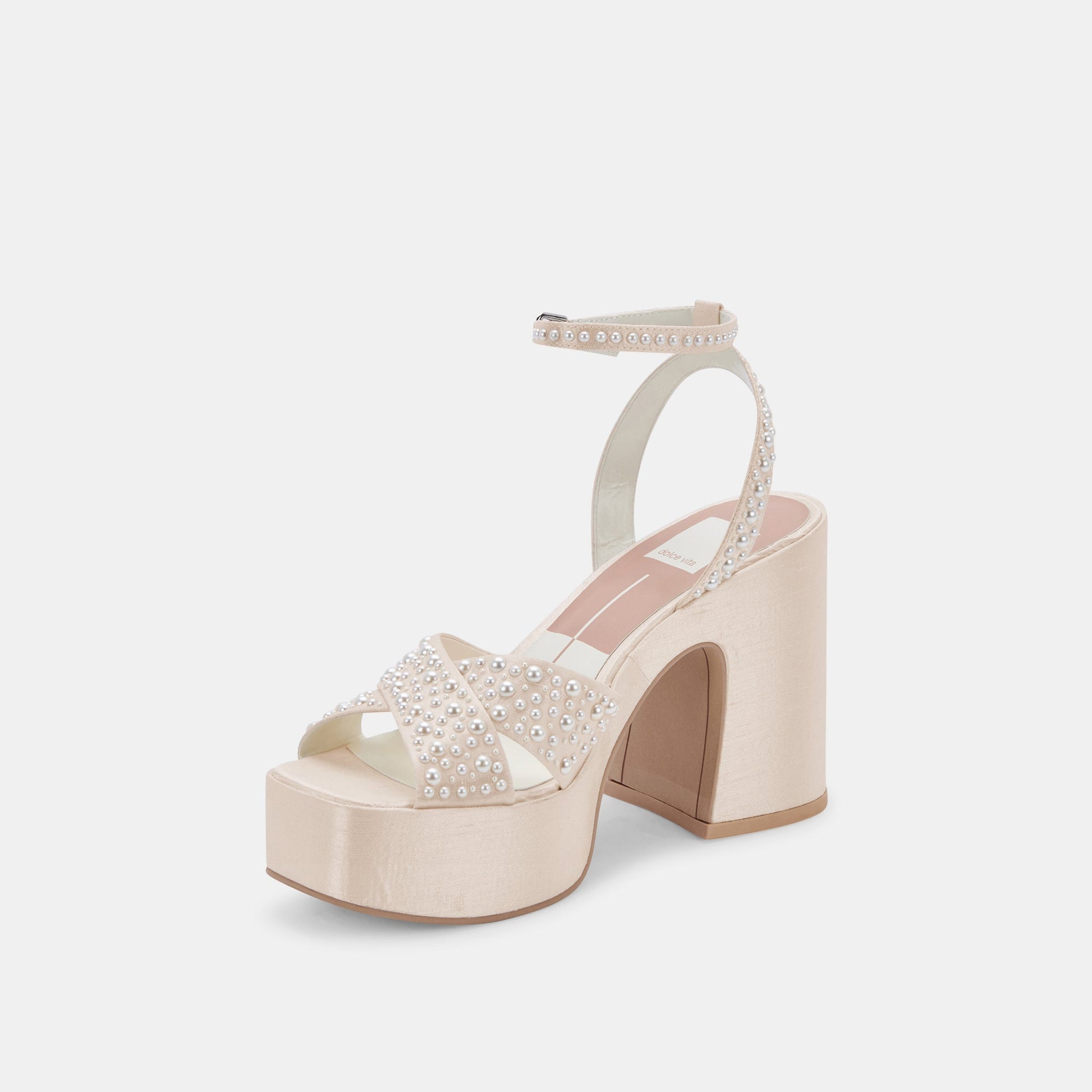 WESSI PEARL HEELS VANILLA PEARLS
 – Dolce Vita