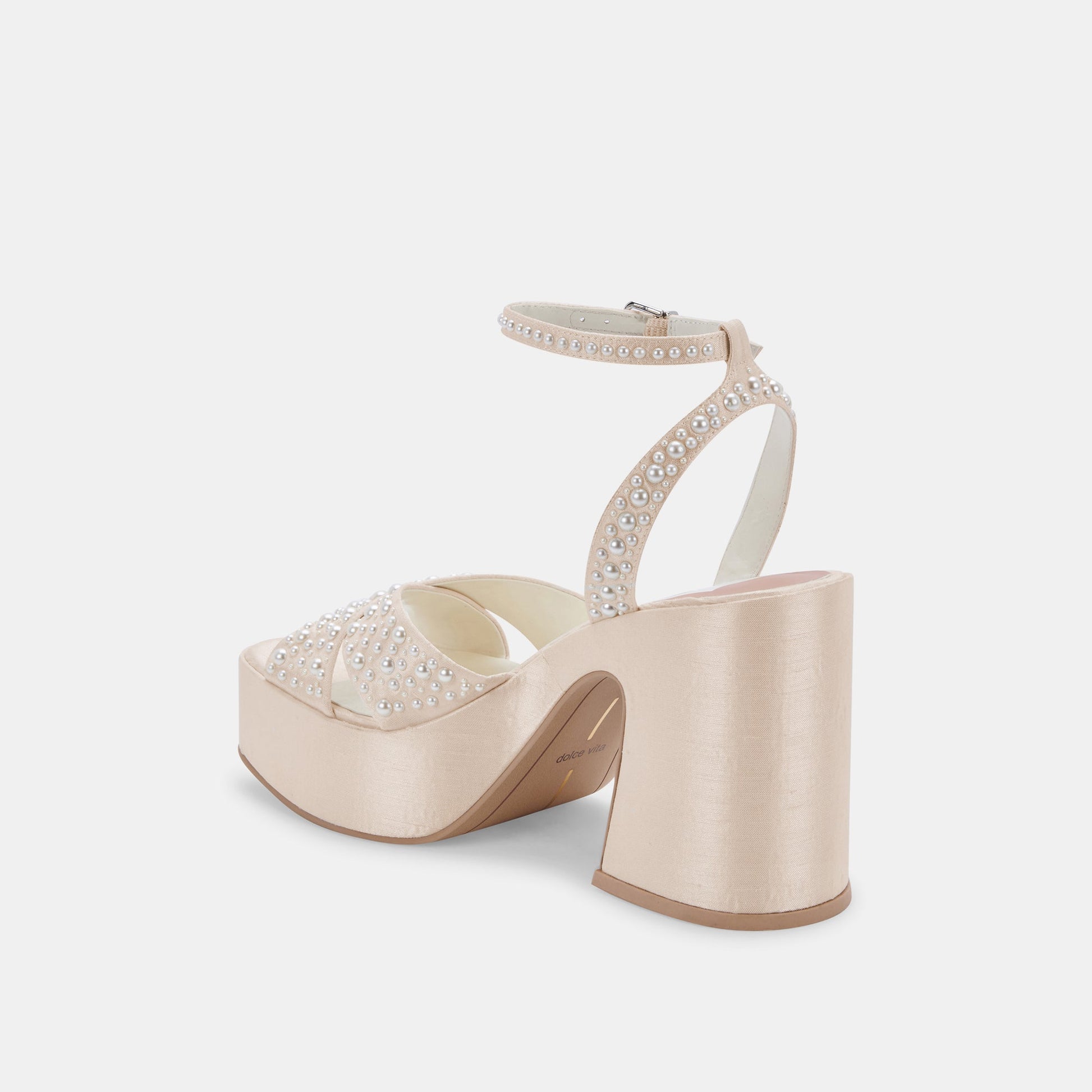 WESSI PEARL HEELS VANILLA PEARLS
 – Dolce Vita