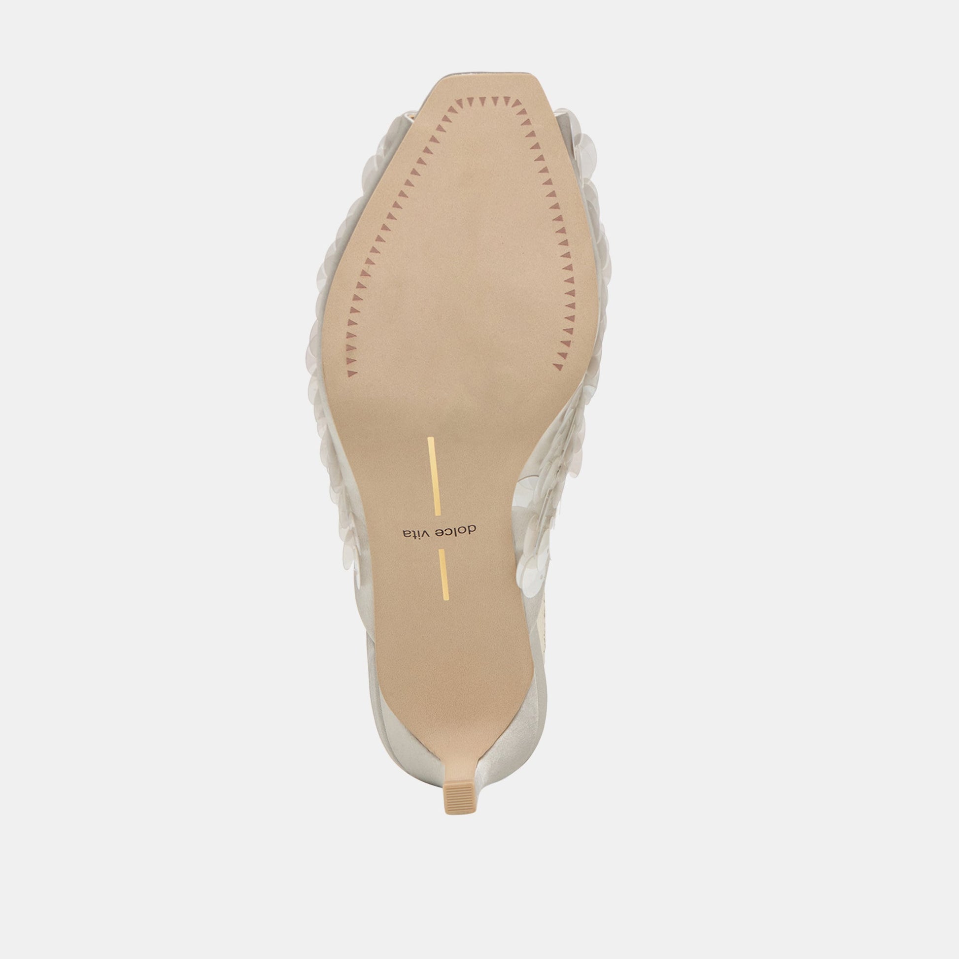 Samary Confetti Silver Satin Heels