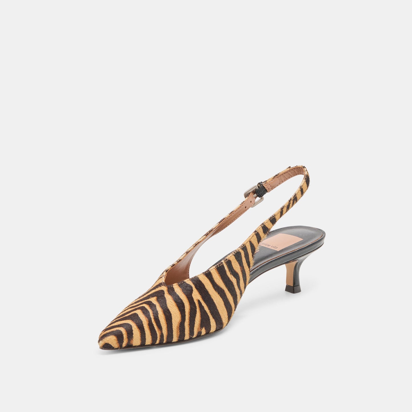 Alenna Tiger Calf Hair Heels