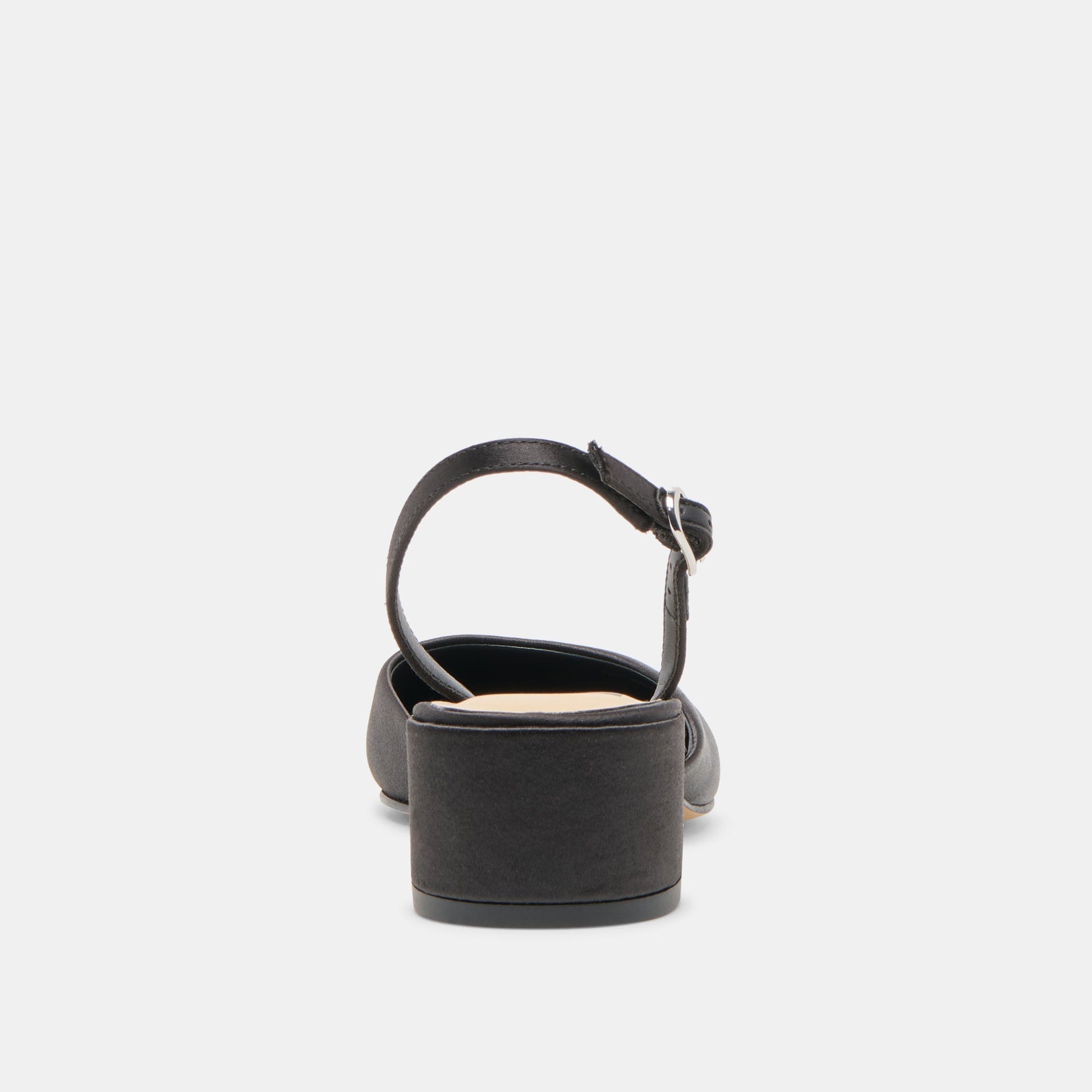Carel Onyx Satin Heels