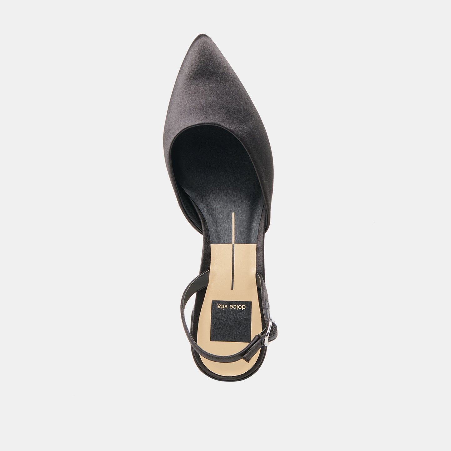Carel Onyx Satin Heels