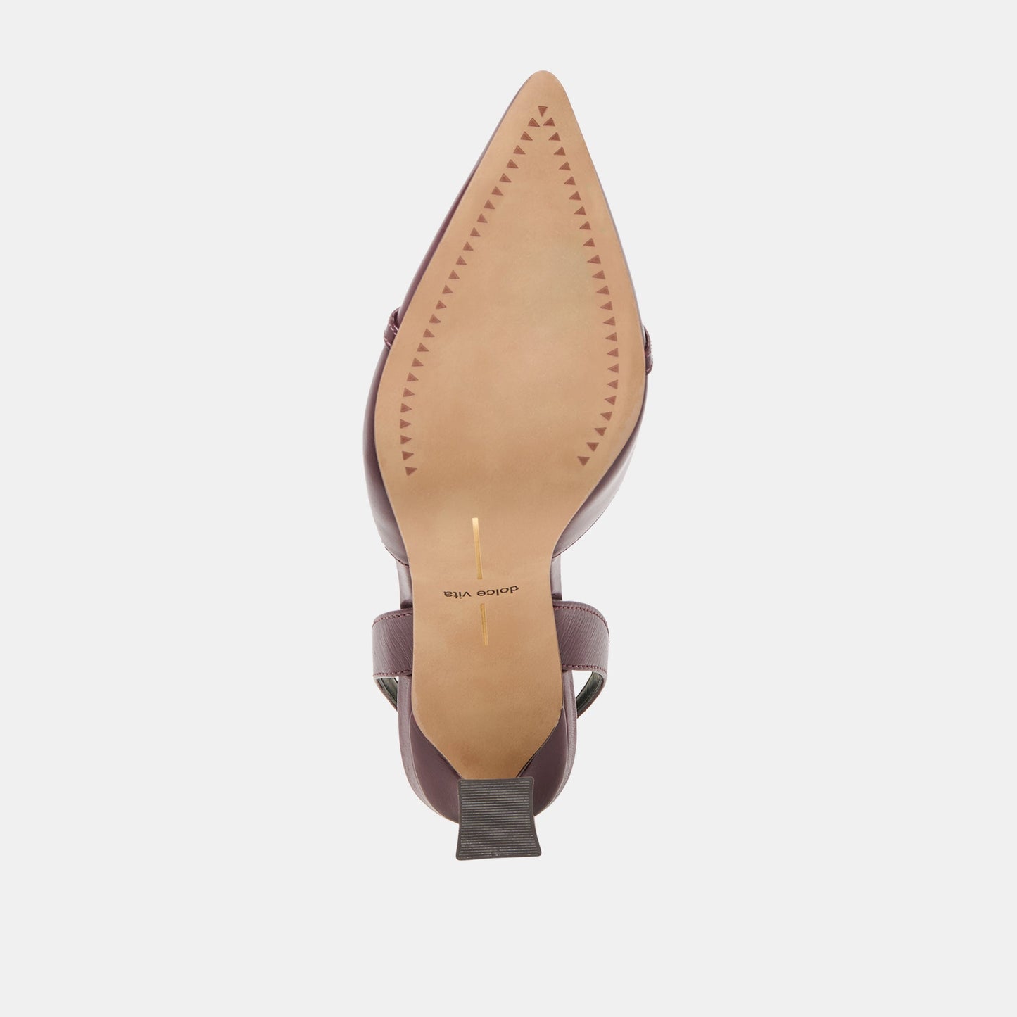 Malik Cranberry Crinkle Patent Heels