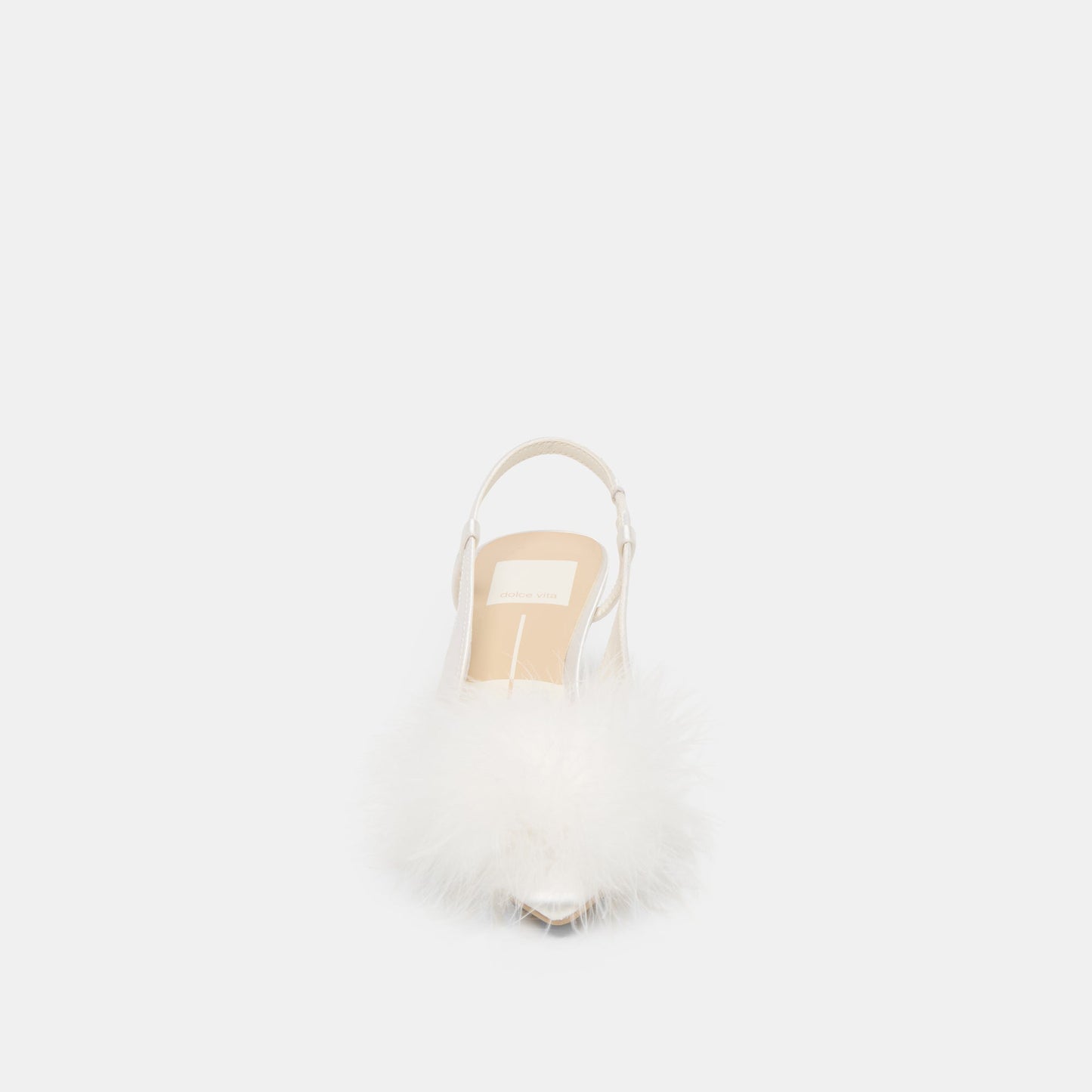 Kamy True White Satin Heels