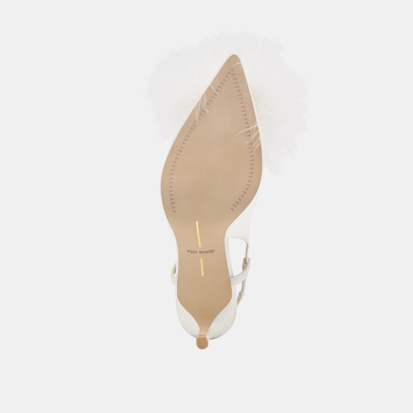 Kamy True White Satin Heels