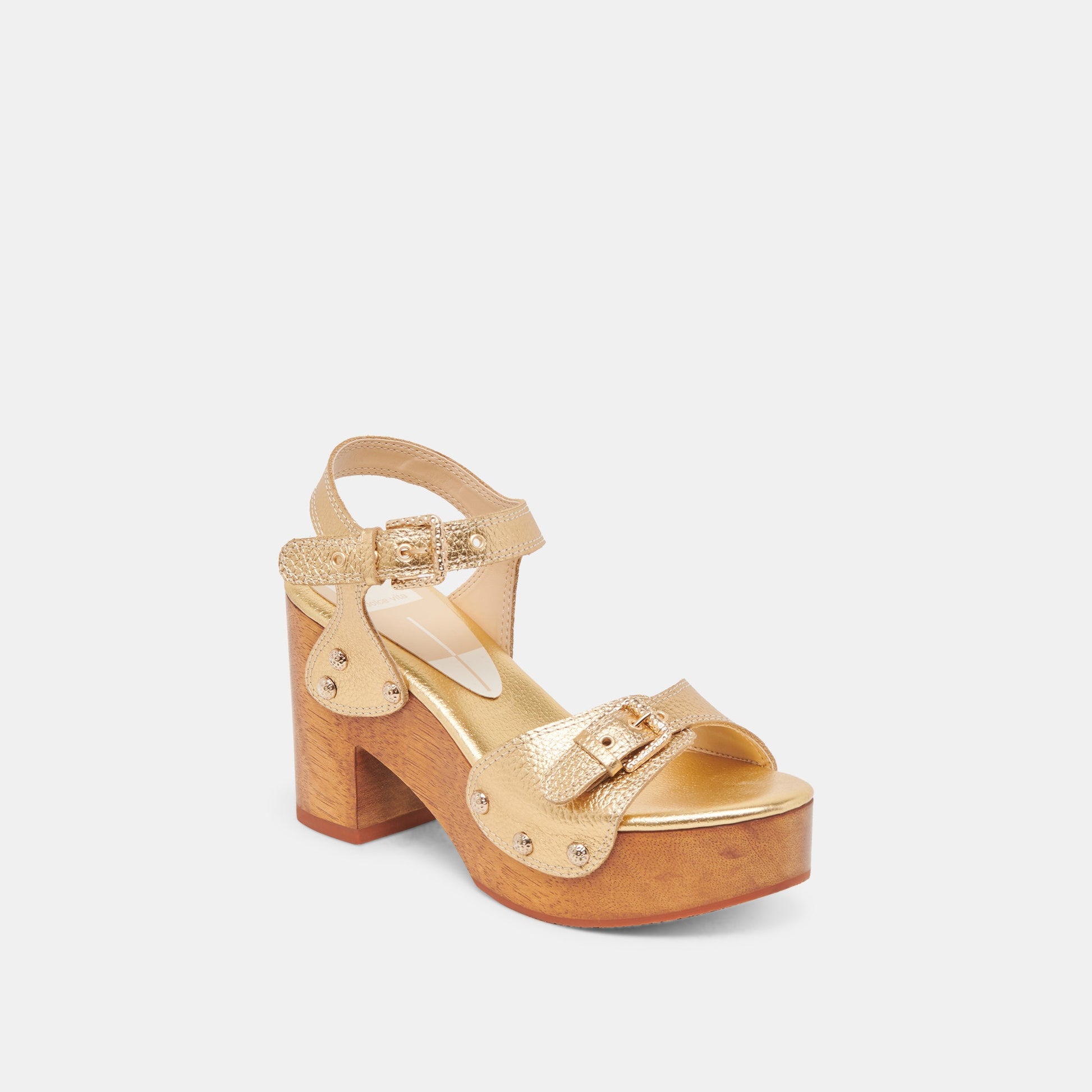 YANDY HEELS GOLD LEATHER
 – Dolce Vita