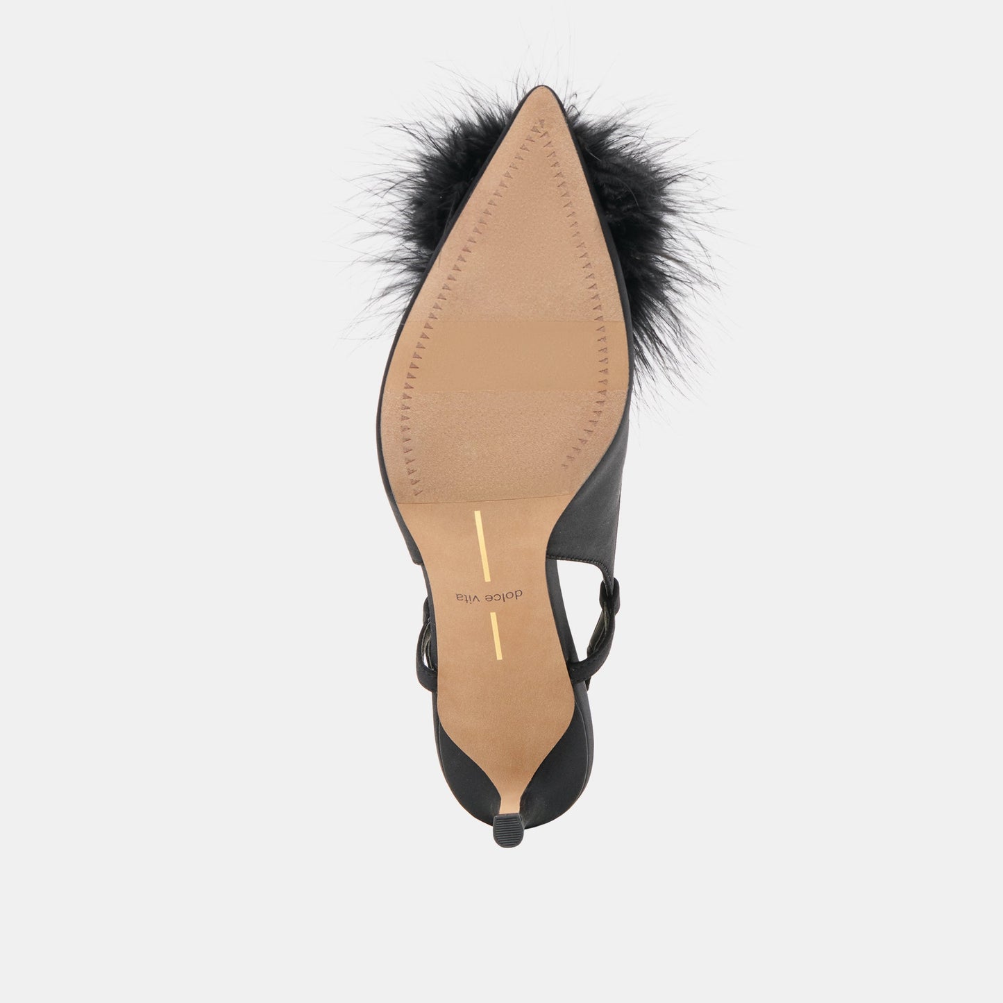 Kamy Onyx Satin Heels