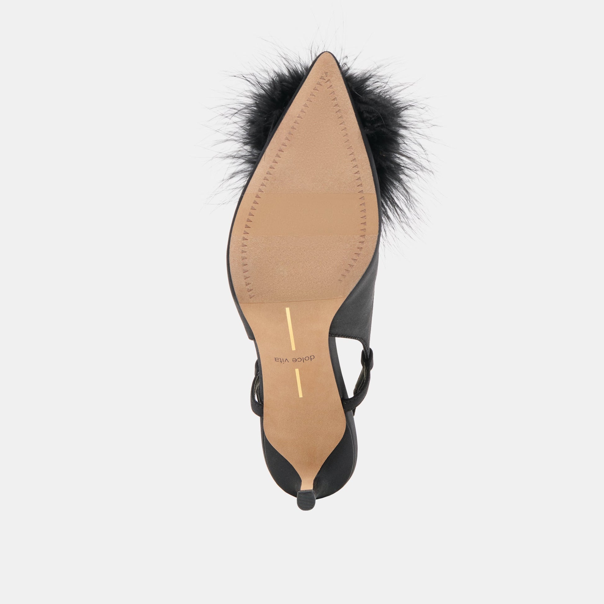 Kamy Onyx Satin Heels