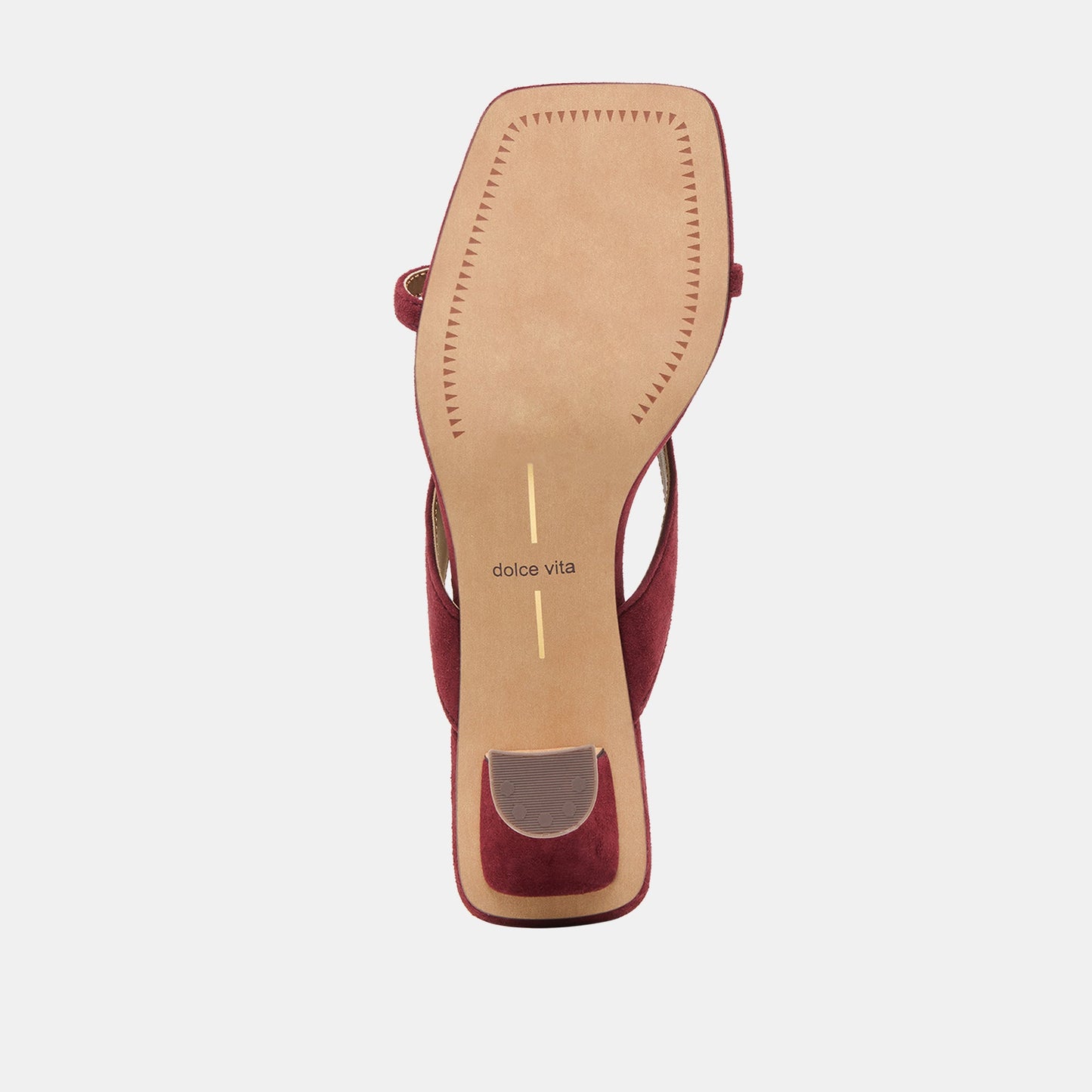 Brevel Oxblood Suede Heels
