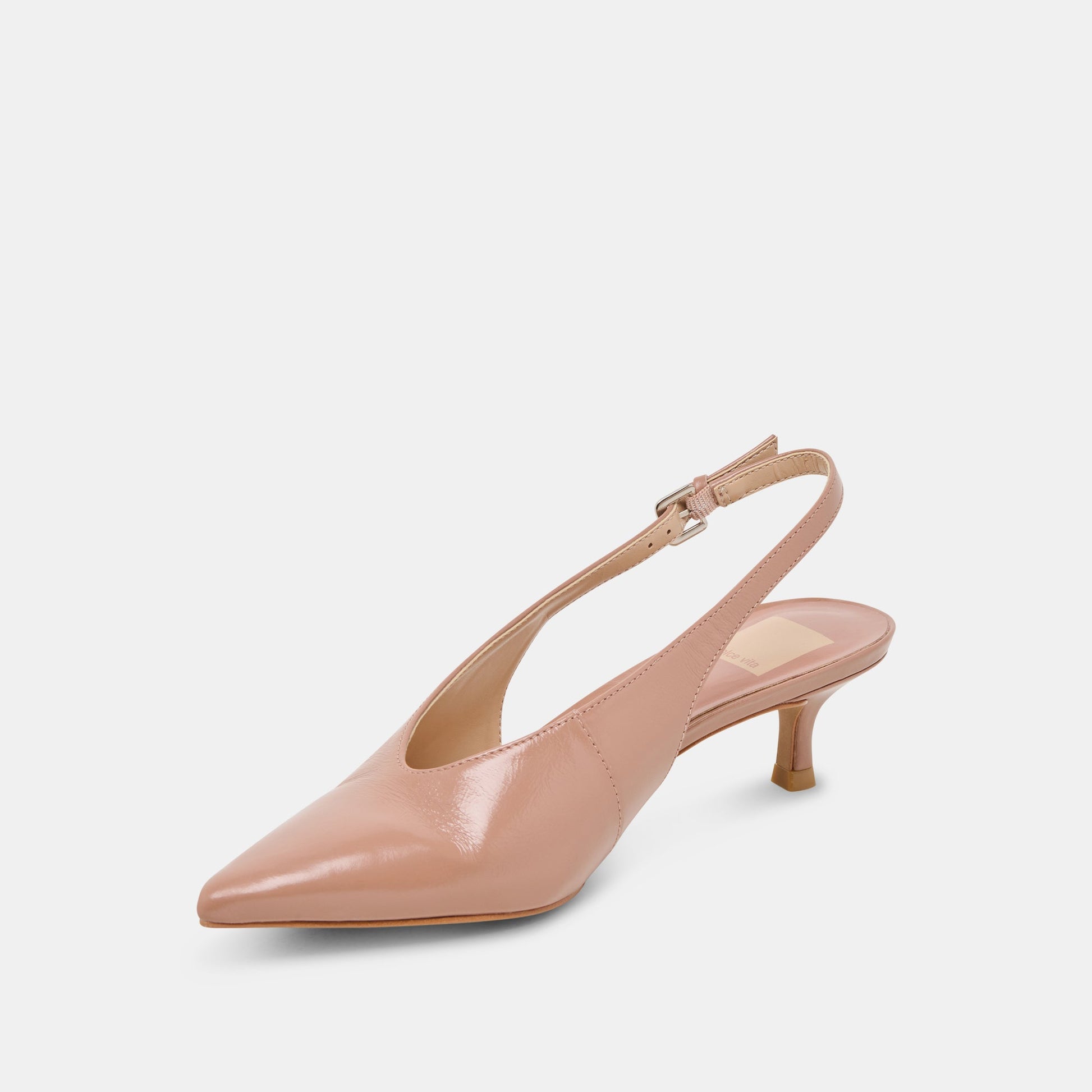 ALENNA HEELS WHISKEY CRINKLE PATENT
 – Dolce Vita