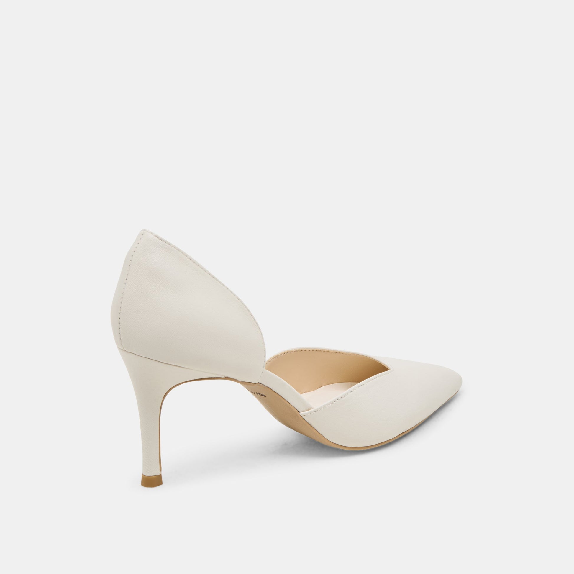 ELOY HEELS WHITE LEATHER
 – Dolce Vita