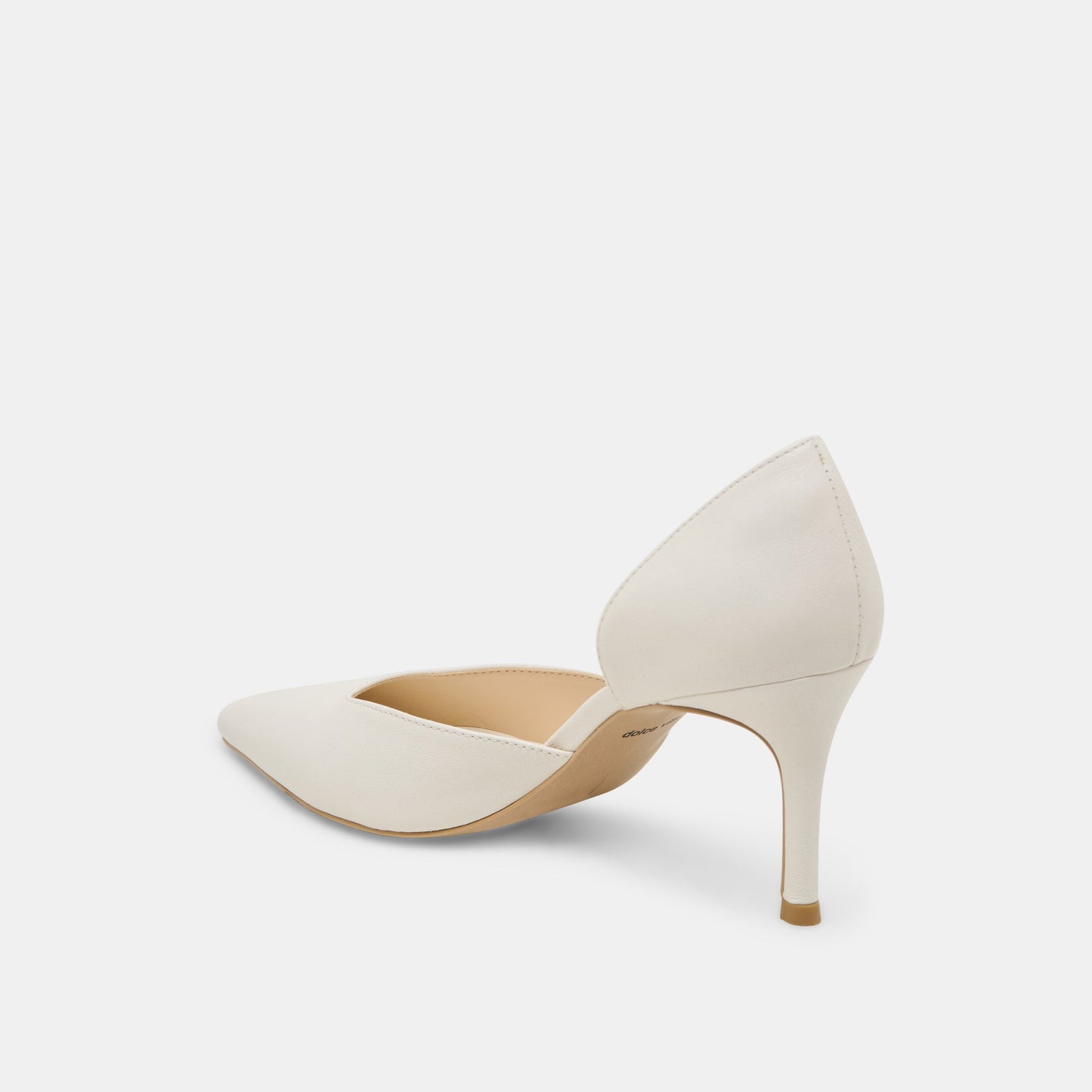 ELOY HEELS WHITE LEATHER
 – Dolce Vita