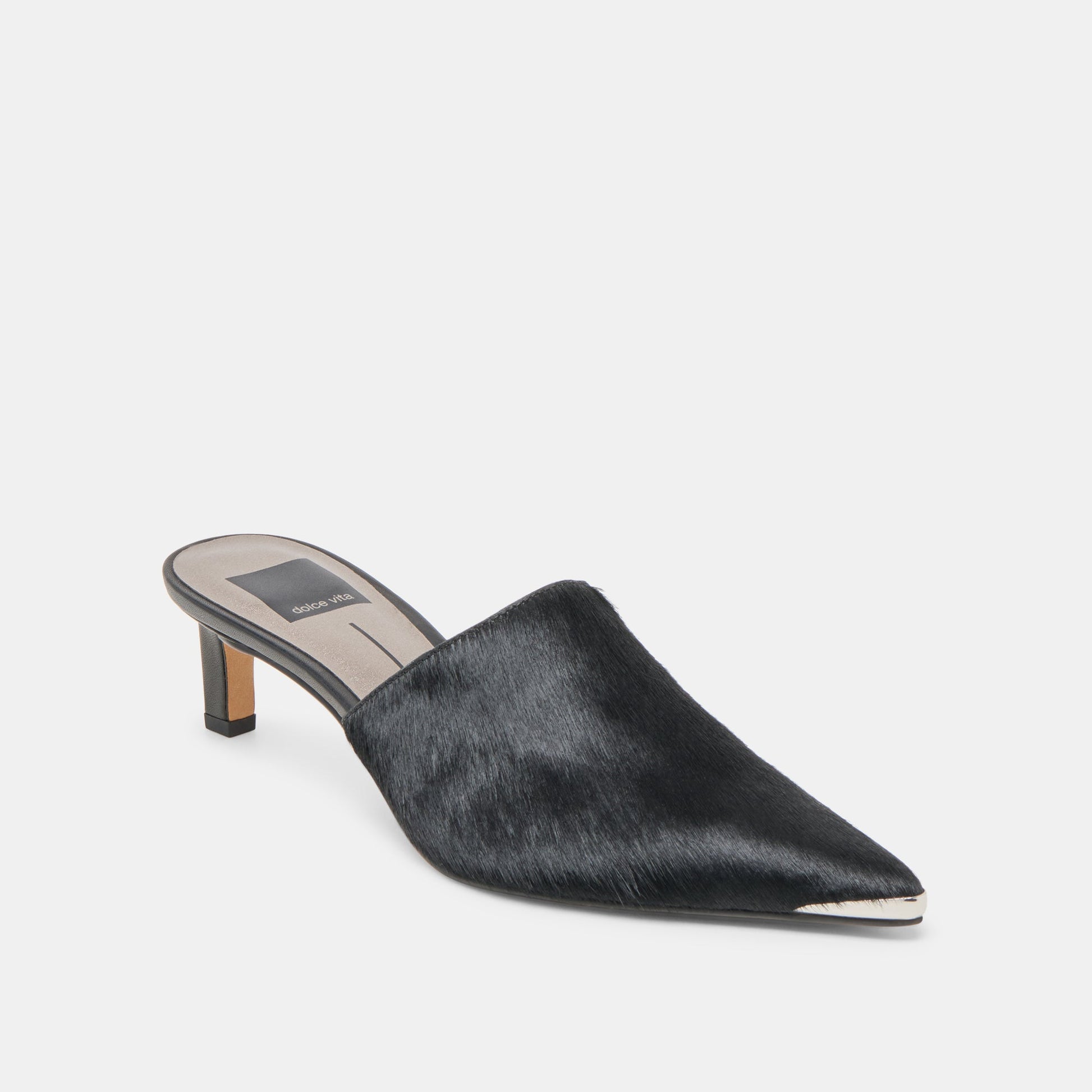 Lexy Nero Calf Hair Heels