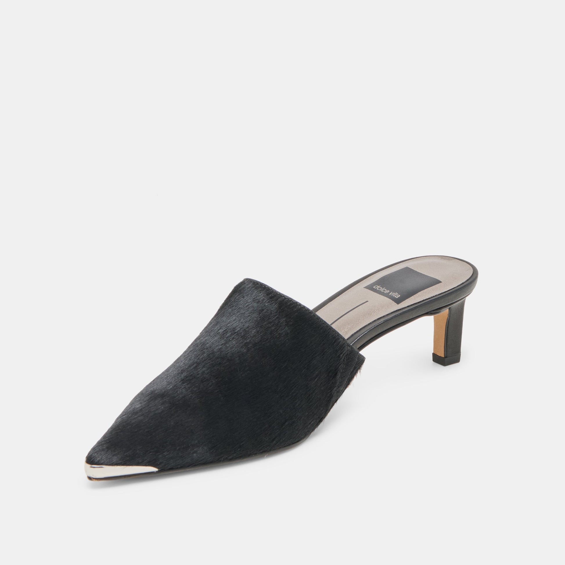 Lexy Nero Calf Hair Heels