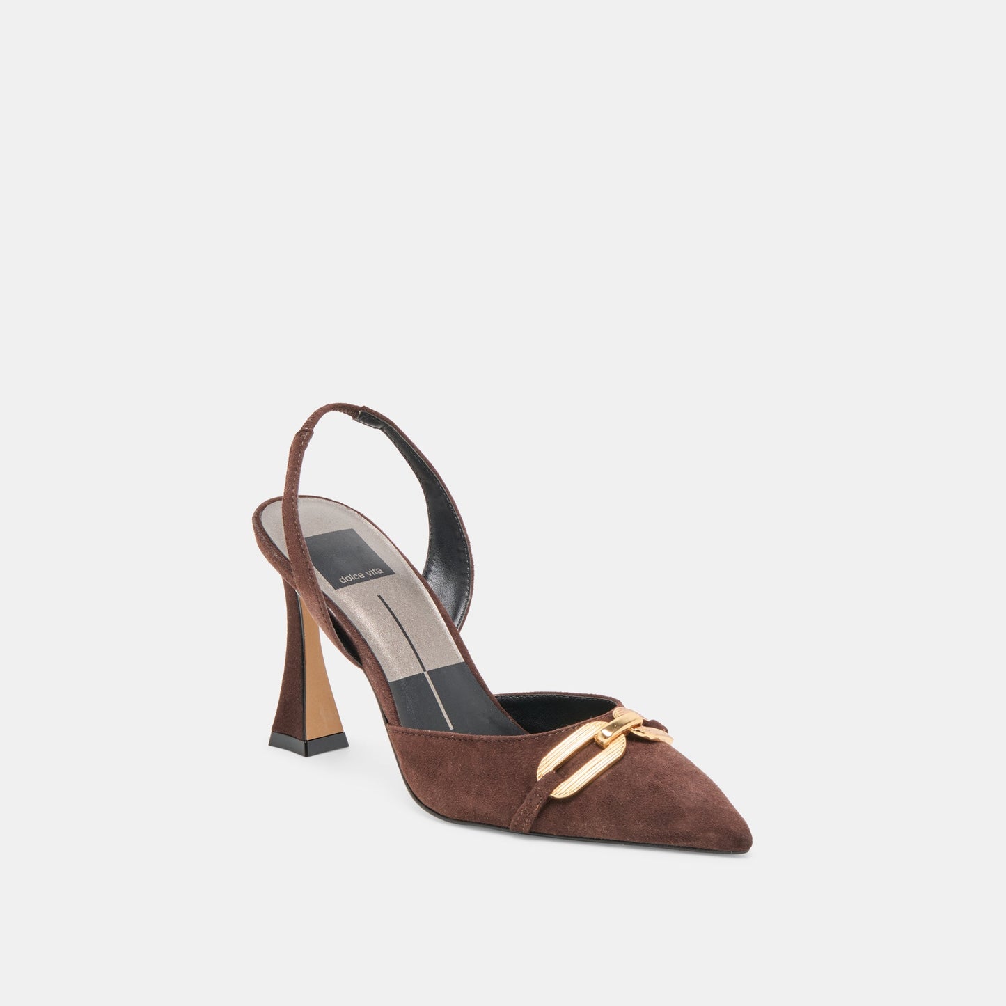 Malik Mahogany Nubuck Heels