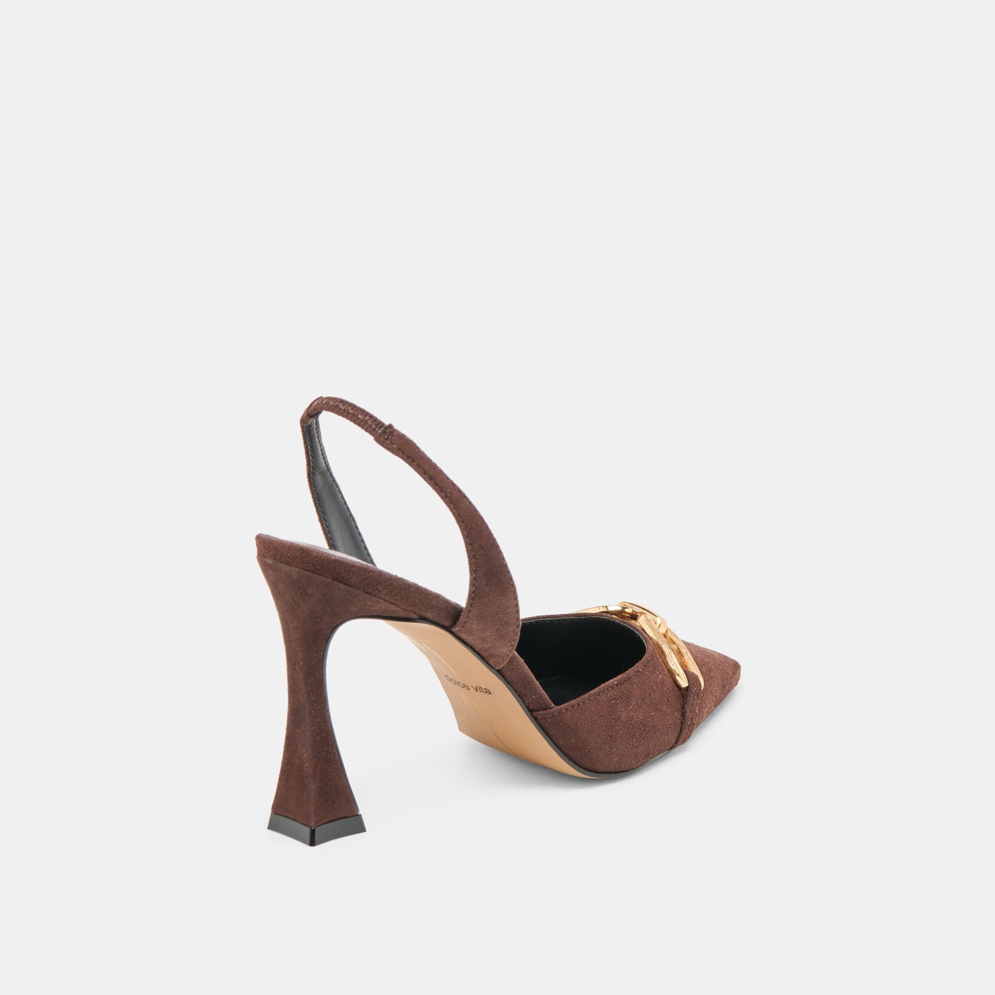 Malik Mahogany Nubuck Heels