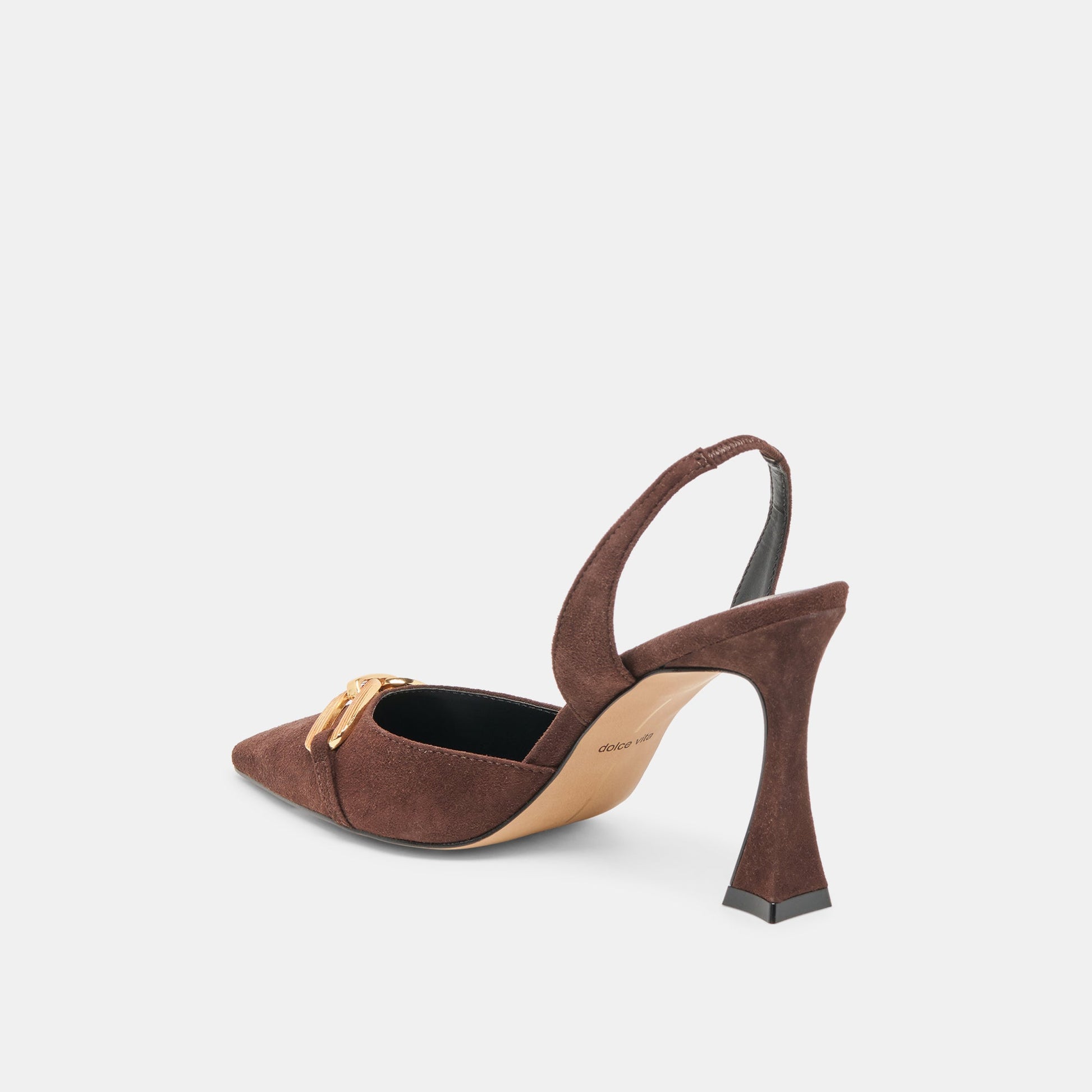 Malik Mahogany Nubuck Heels