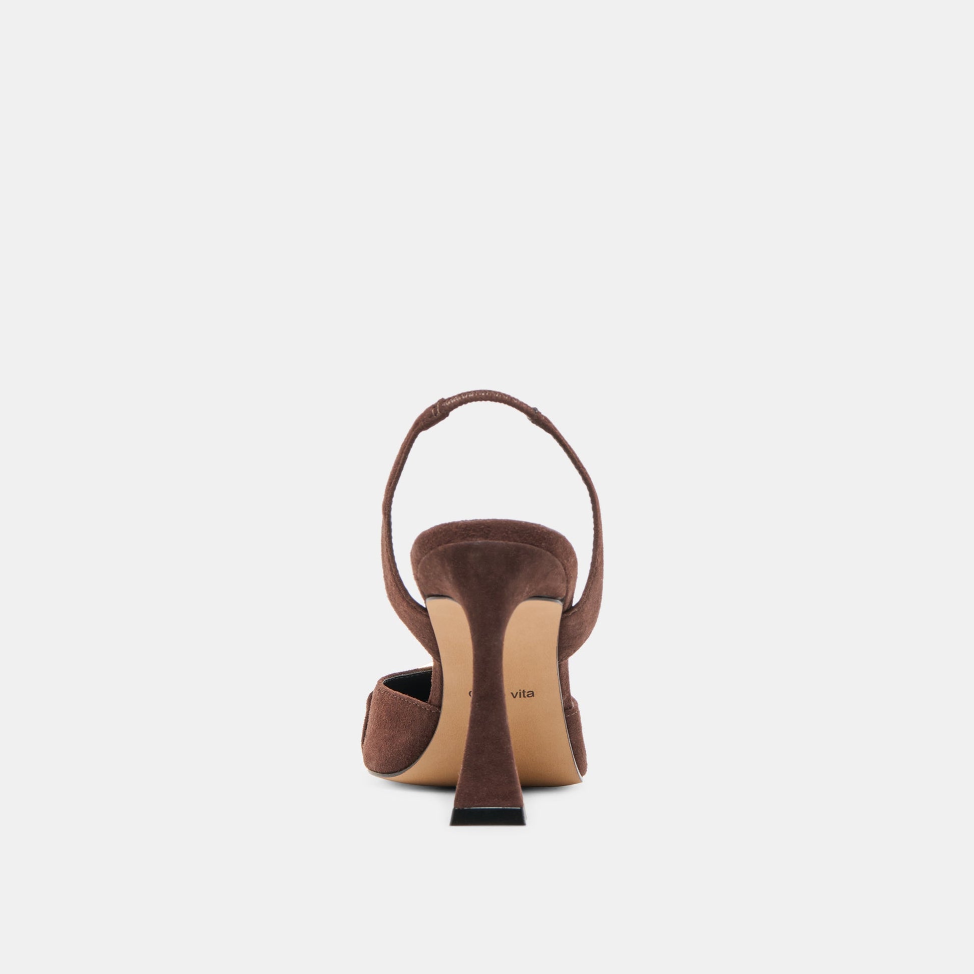 Malik Mahogany Nubuck Heels