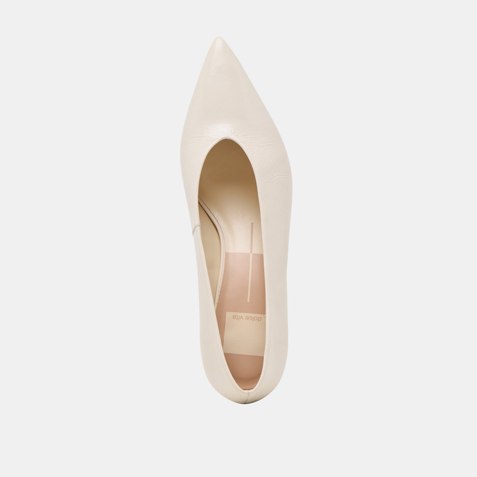 ALWYN HEELS BONE CRINKLE PATENT
 – Dolce Vita