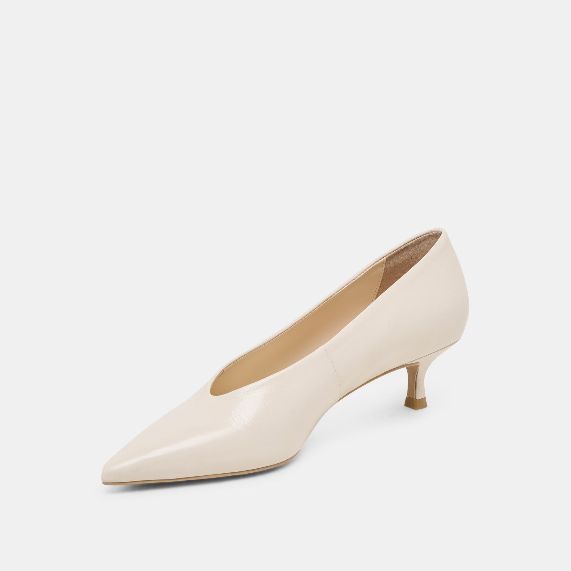ALWYN HEELS BONE CRINKLE PATENT
 – Dolce Vita