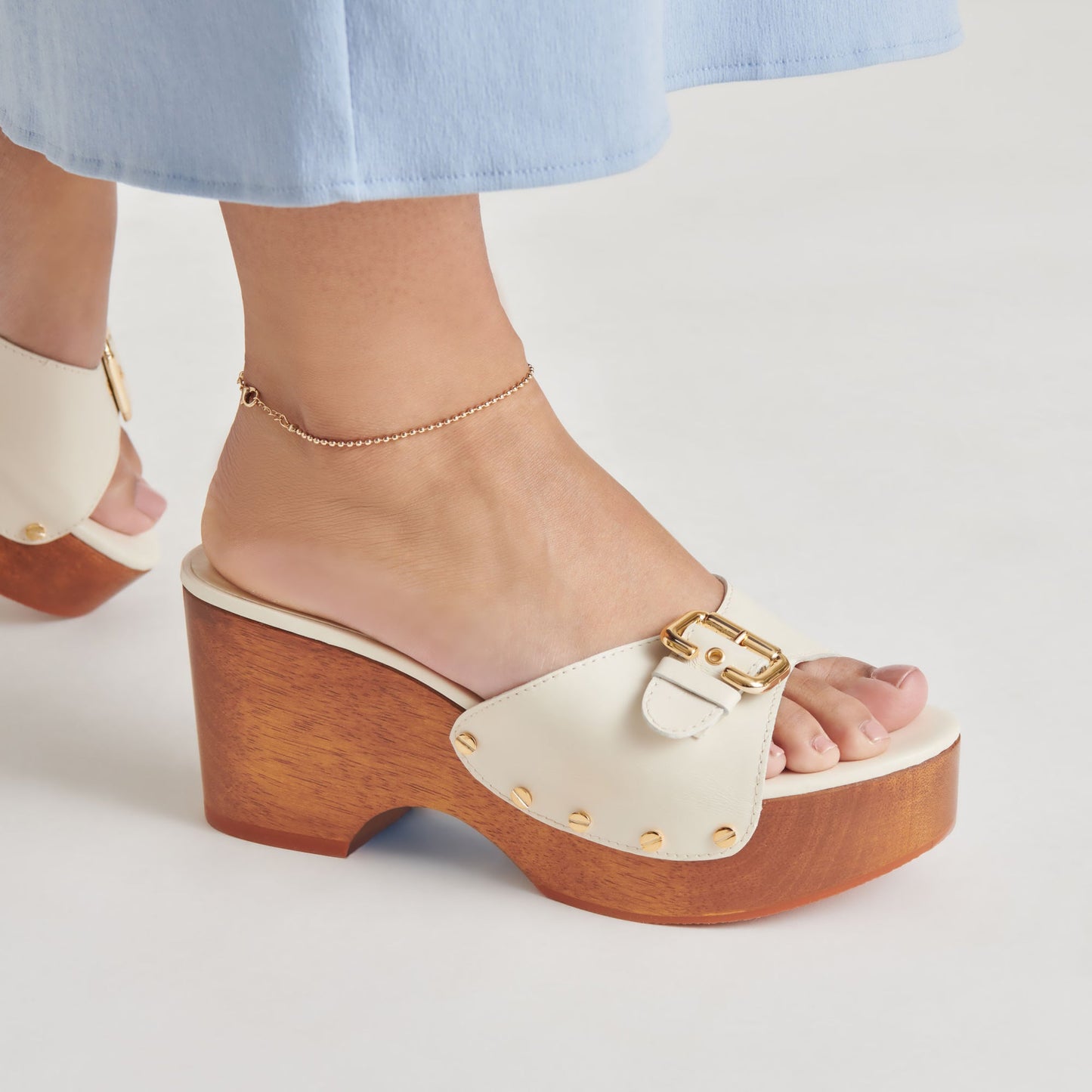 YALAH HEELS OFF WHITE LEATHER
 – Dolce Vita