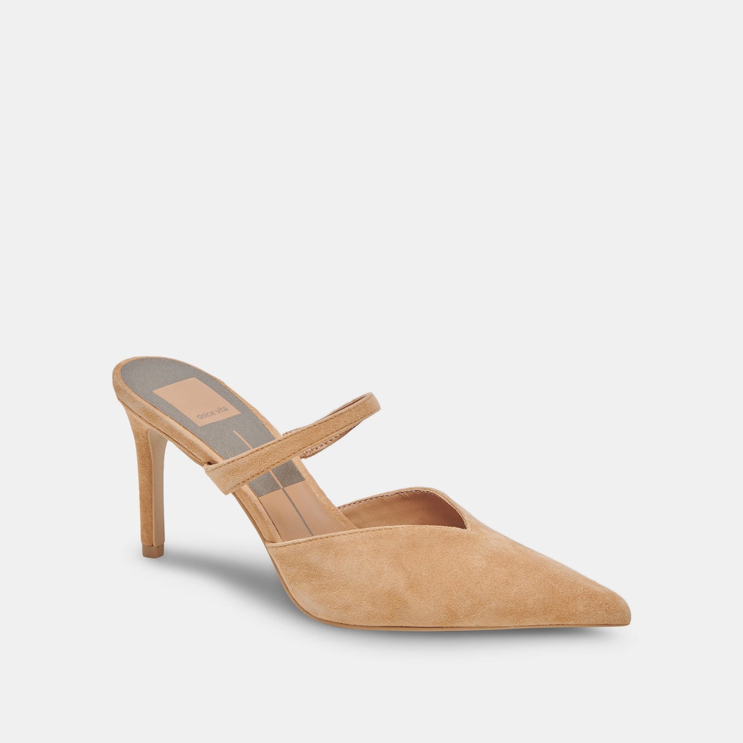 KANIKA WIDE HEELS TAN SUEDE
 – Dolce Vita