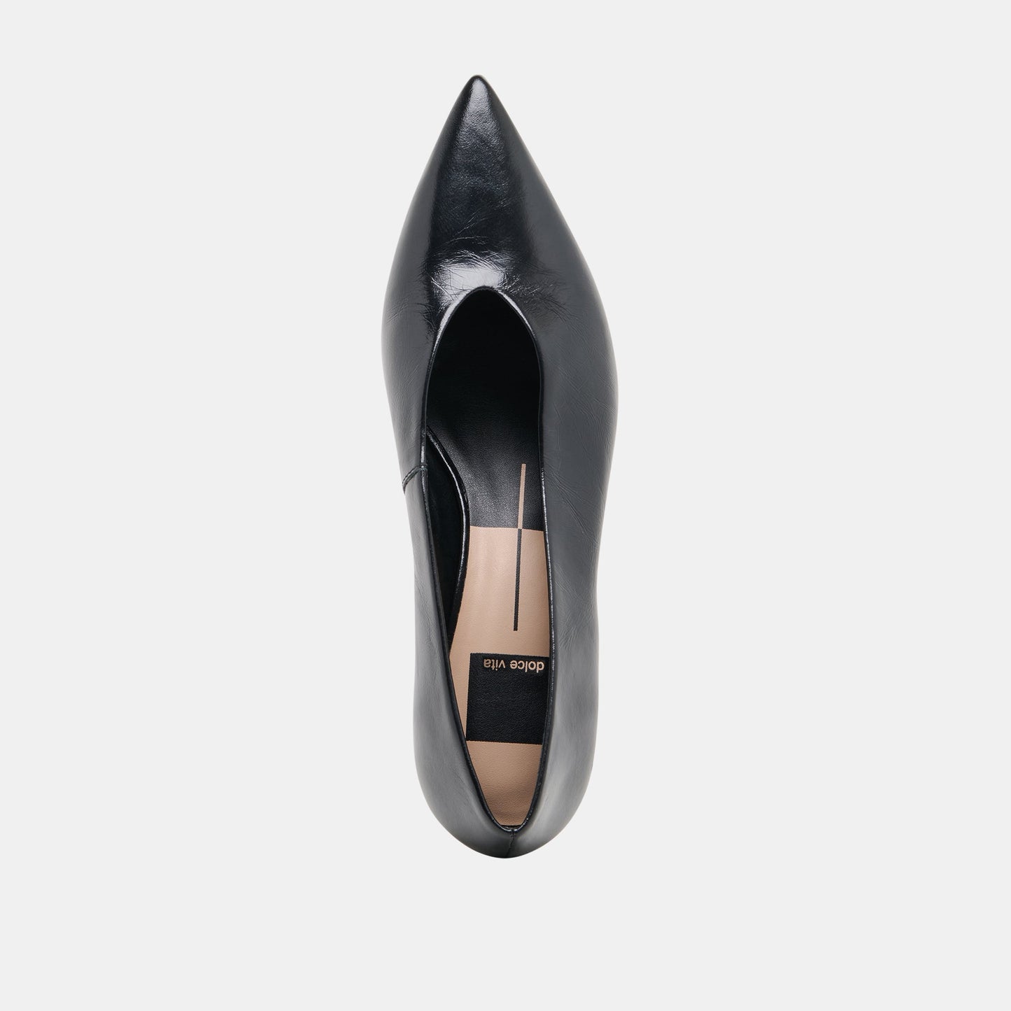 ALWYN HEELS MIDNIGHT CRINKLE PATENT
 – Dolce Vita