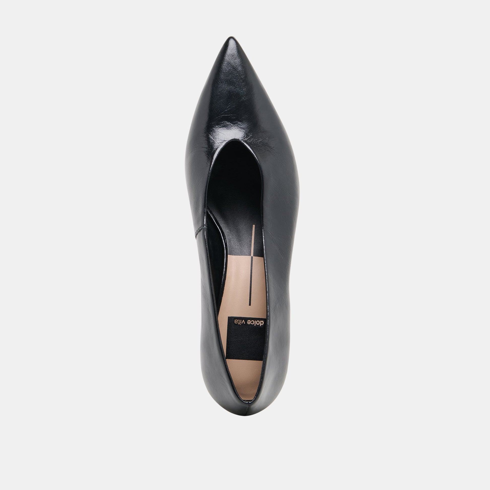 ALWYN HEELS MIDNIGHT CRINKLE PATENT
 – Dolce Vita