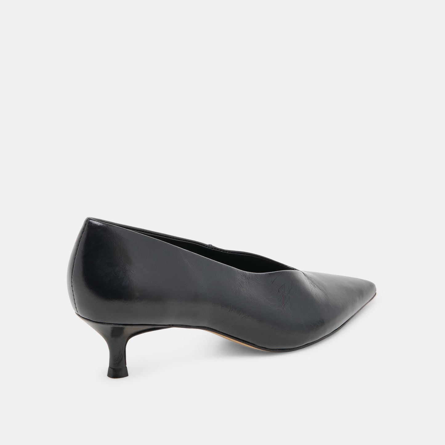 ALWYN HEELS MIDNIGHT CRINKLE PATENT
 – Dolce Vita
