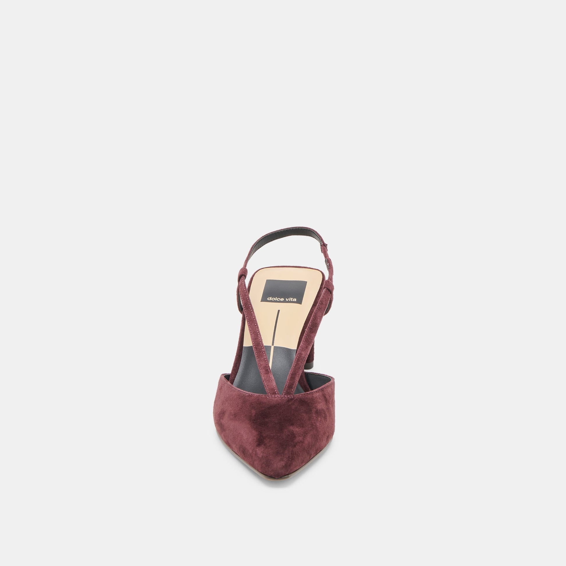 Ginay Mulberry Suede Heels