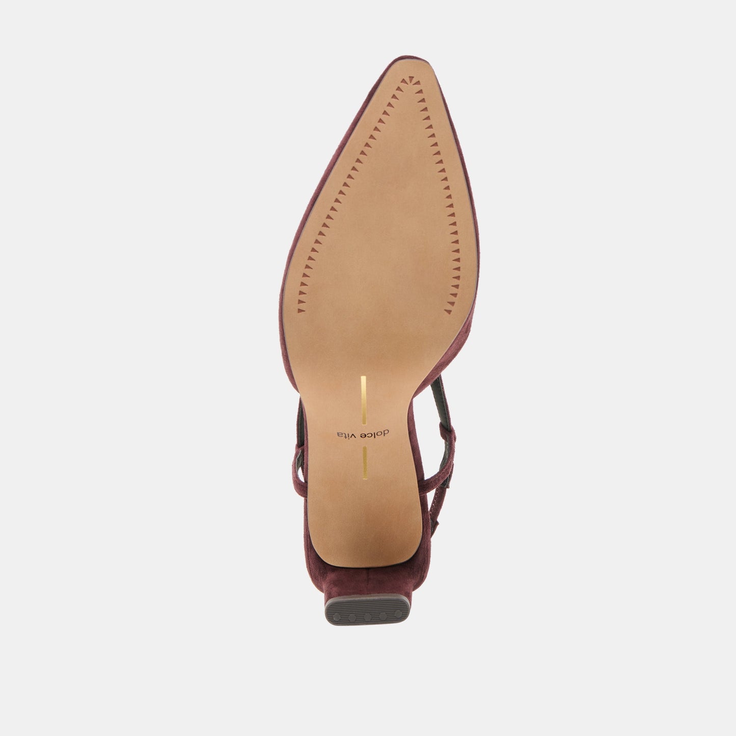 Ginay Mulberry Suede Heels