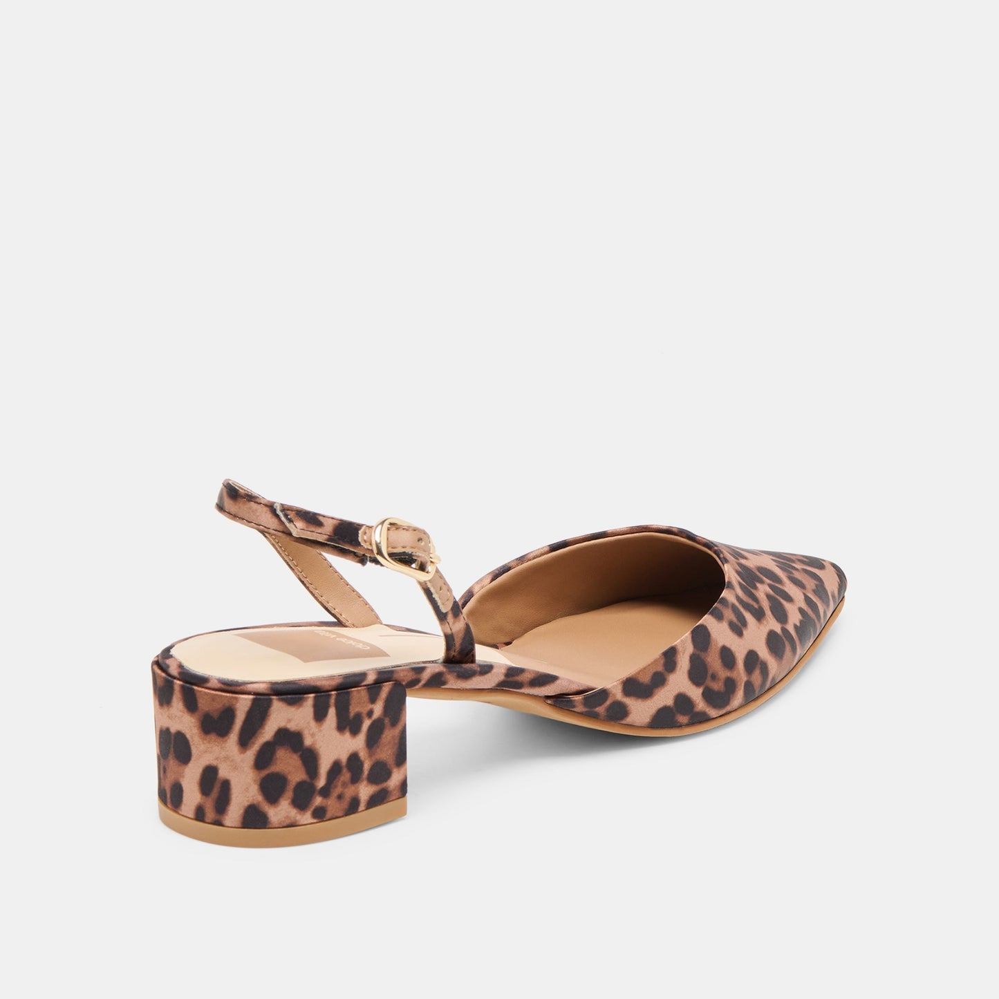 Carel Dk Leopard Satin Heels