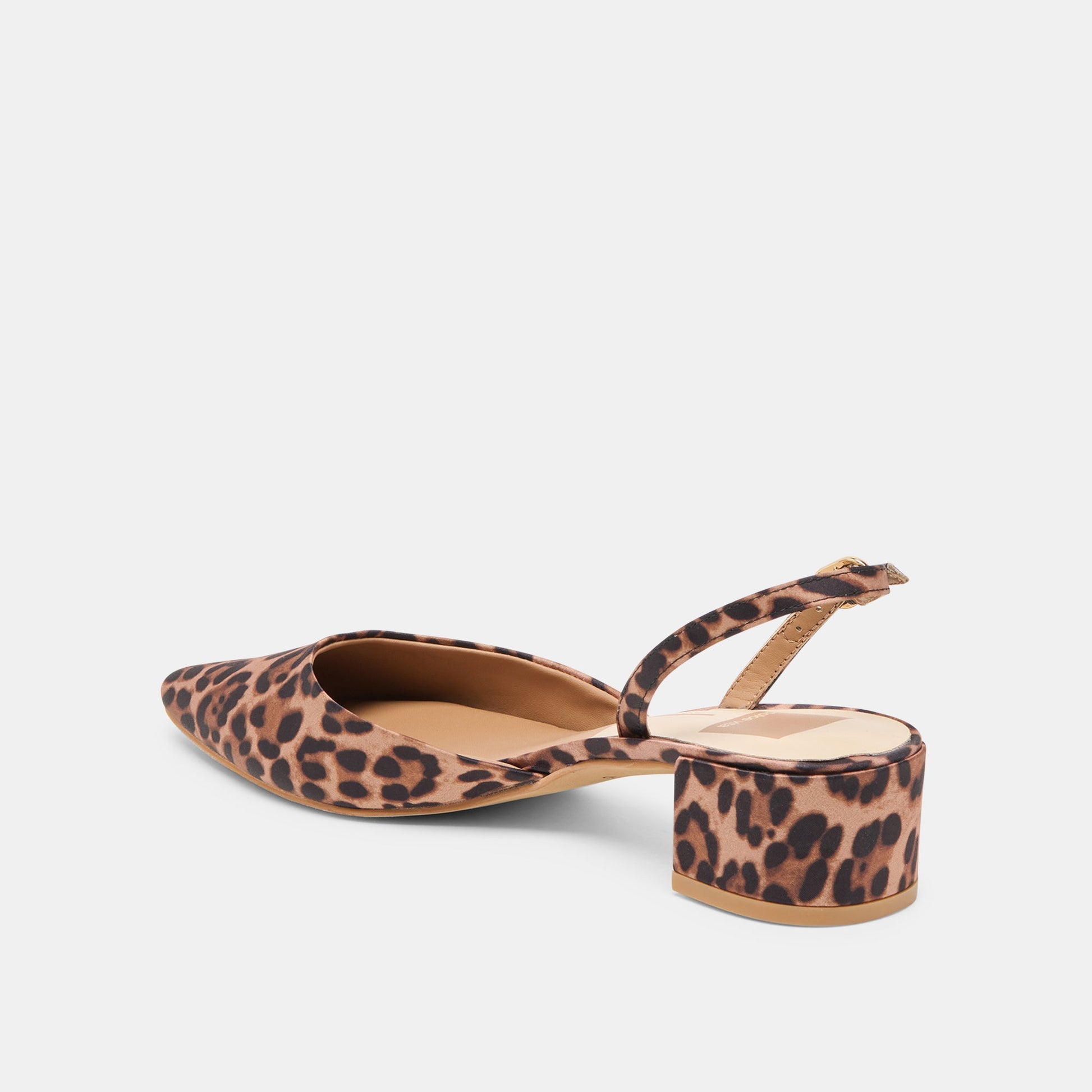 Carel Dk Leopard Satin Heels